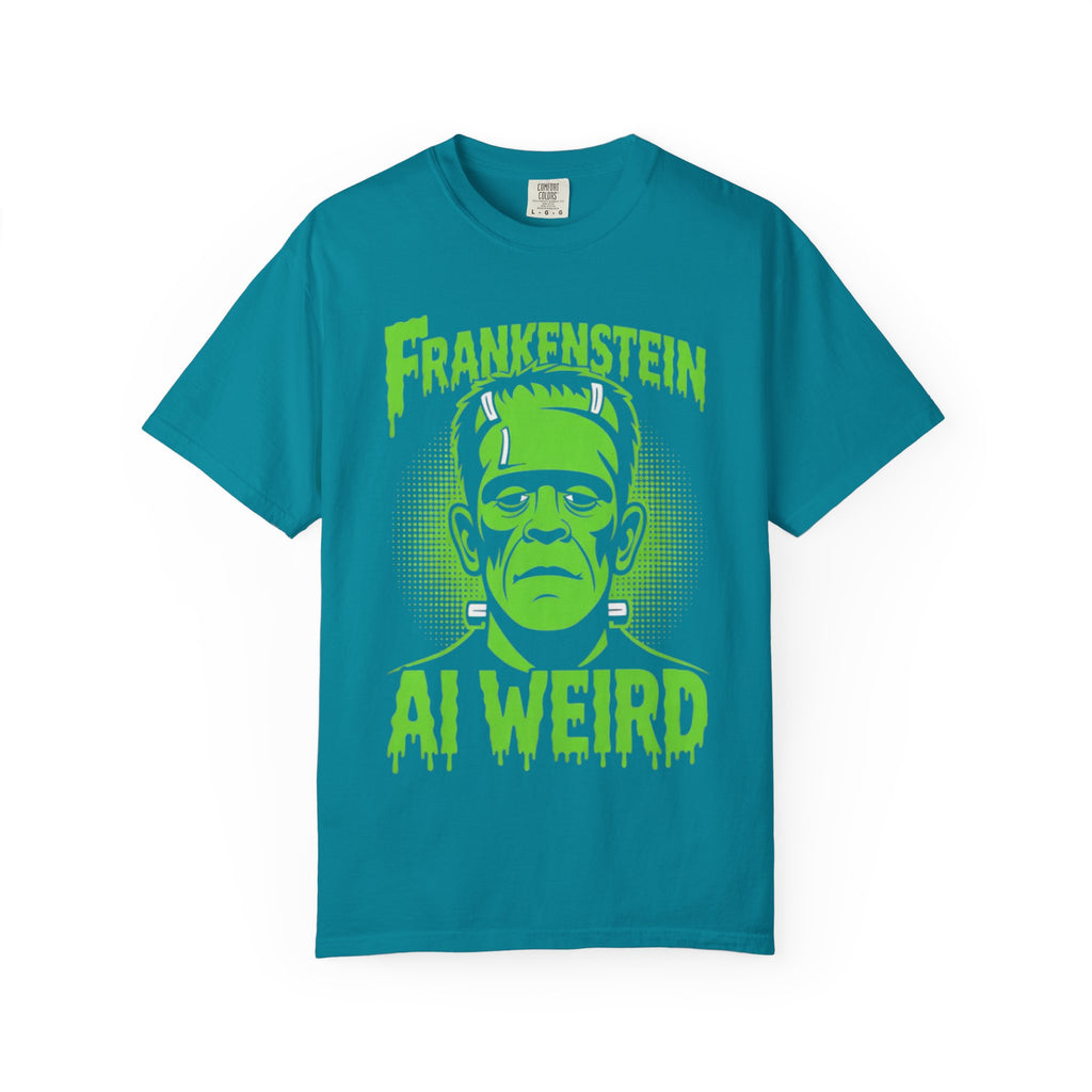 AI Weird  "Frankenbyte" Unisex Garment-Dyed T-shirt