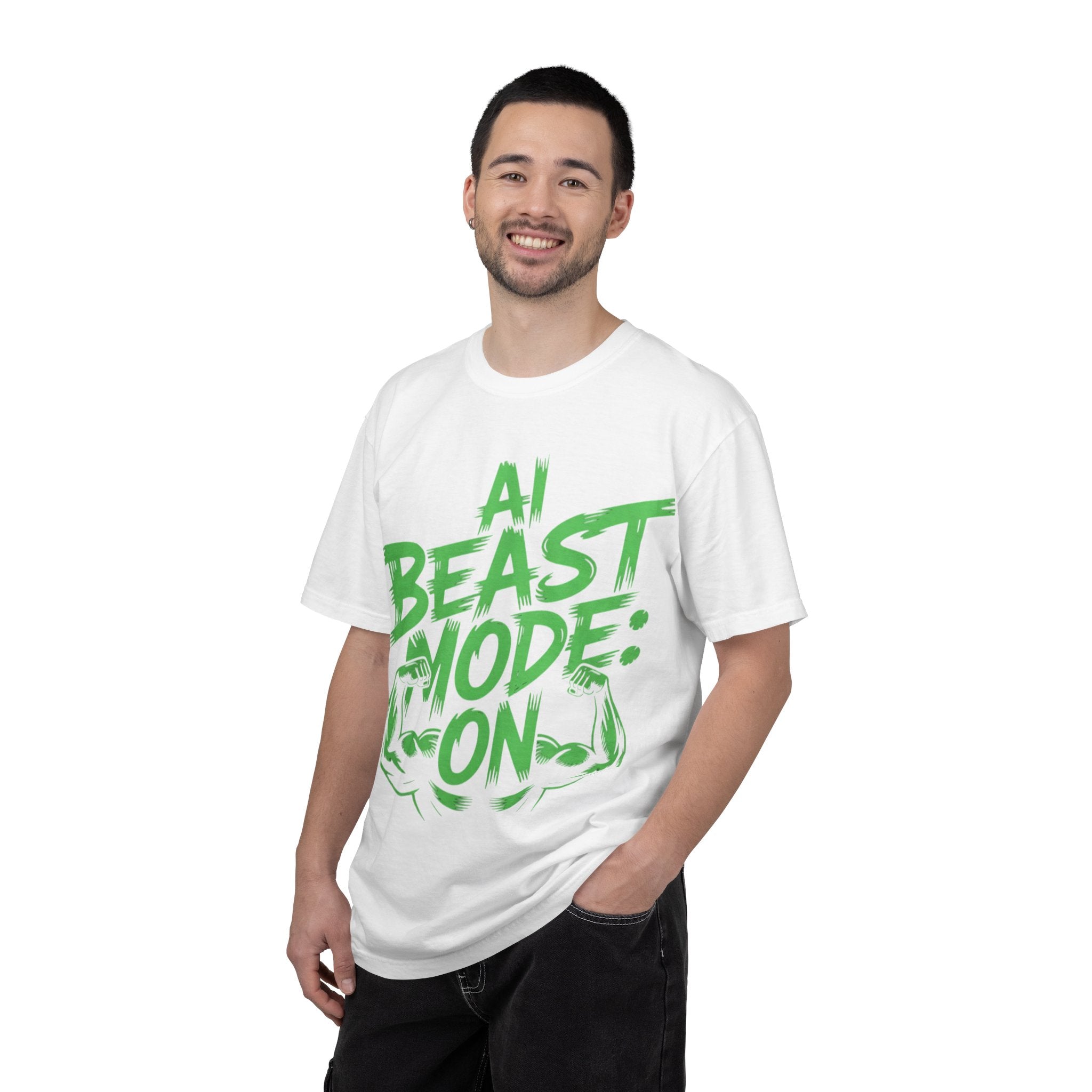 AI BEAST MODE: ON “DIGITAL HULK ENERGY” Unisex Garment-Dyed T-shirt