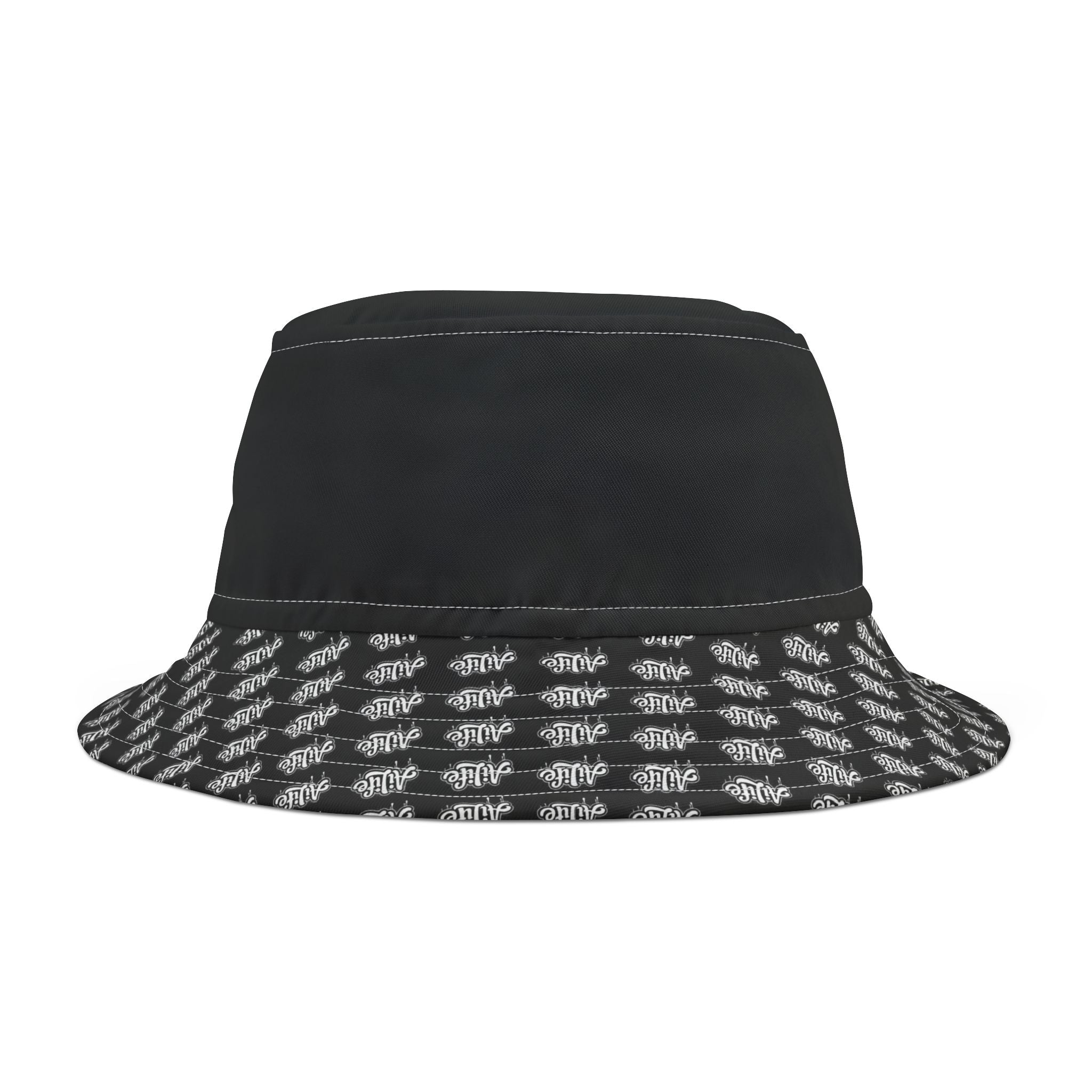 AI is Life "STREET TAG PATTERN" Bucket Hat (AOP)