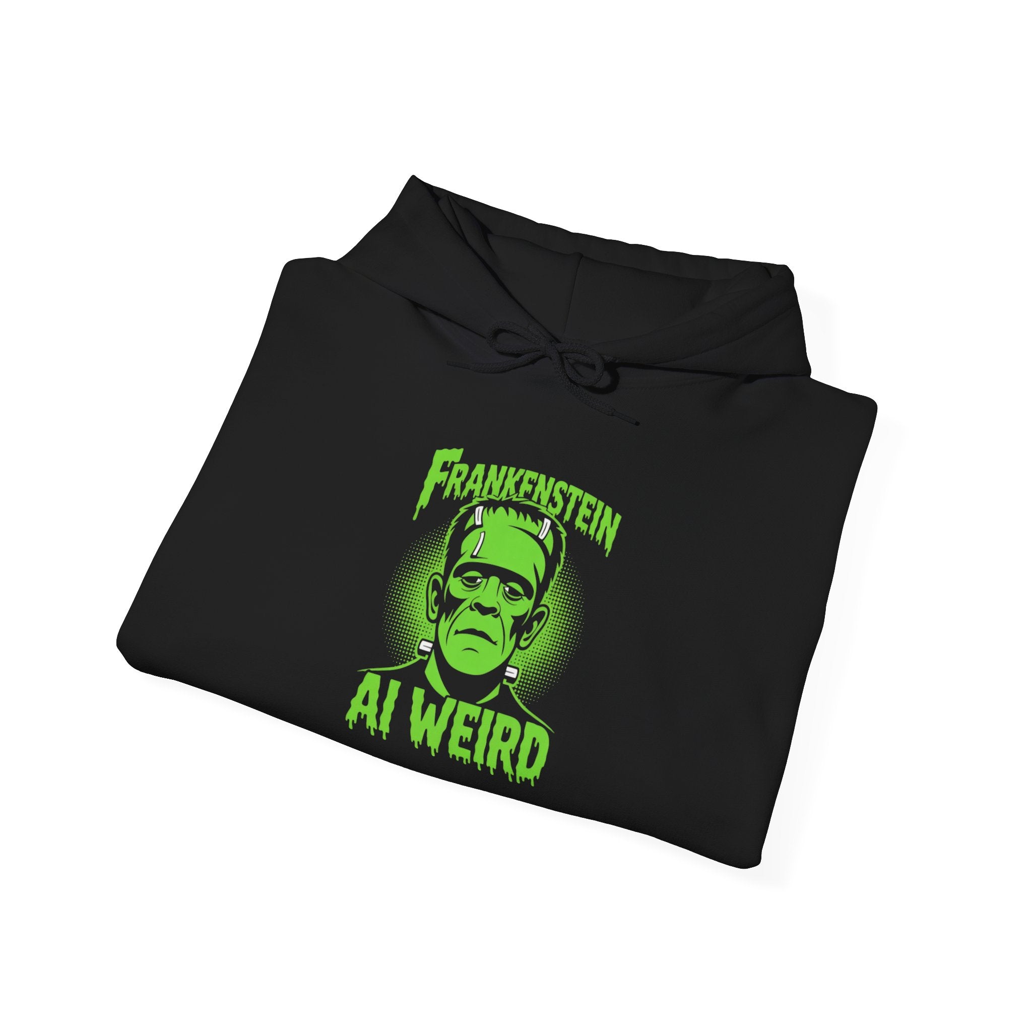 AI Weird  "Frankenbyte" Unisex Heavy Blend™ Hooded Sweatshirt