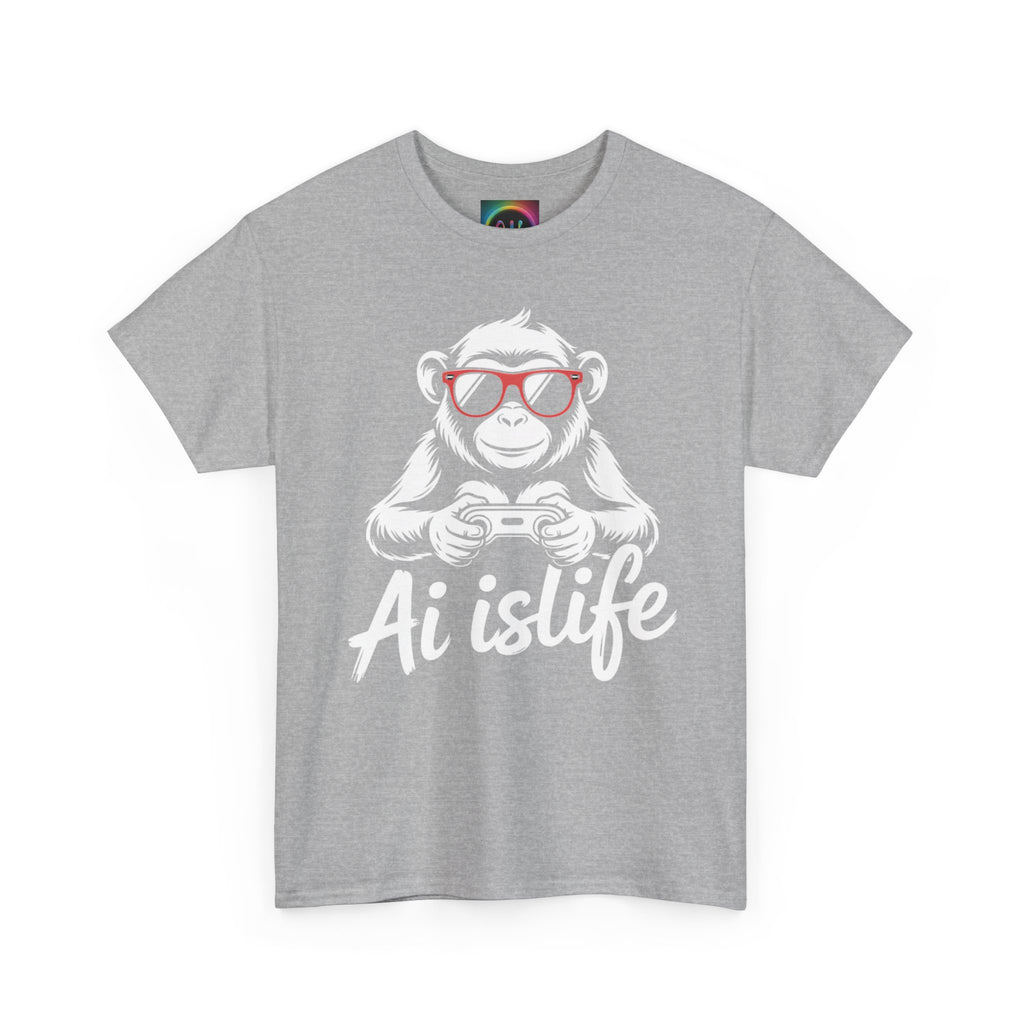 AI Is Life "GAMER CHIMP ELITE" Unisex Graphic T-Shirt