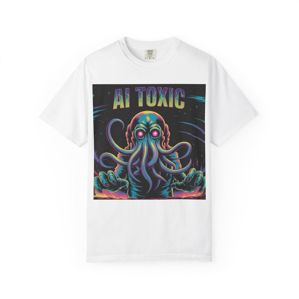 AI TOXIC  "Data Overlord" Unisex Garment-Dyed T-shirt