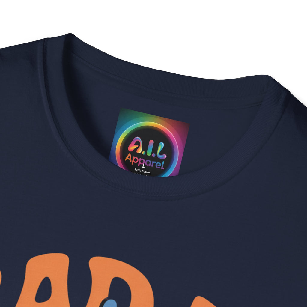 Bad AI Graphic T-Shirt — Middle Finger Skeleton Hand with Smiley Faces