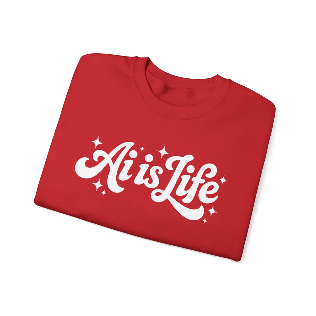Ai is Life  "TechFlow Energy" Unisex Heavy Blend™ Crewneck Sweatshirt