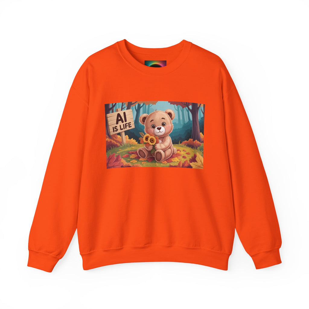 AI IS LIFE  " Cuddle Code "   Unisex Heavy Blend™ Crewneck Sweatshirt