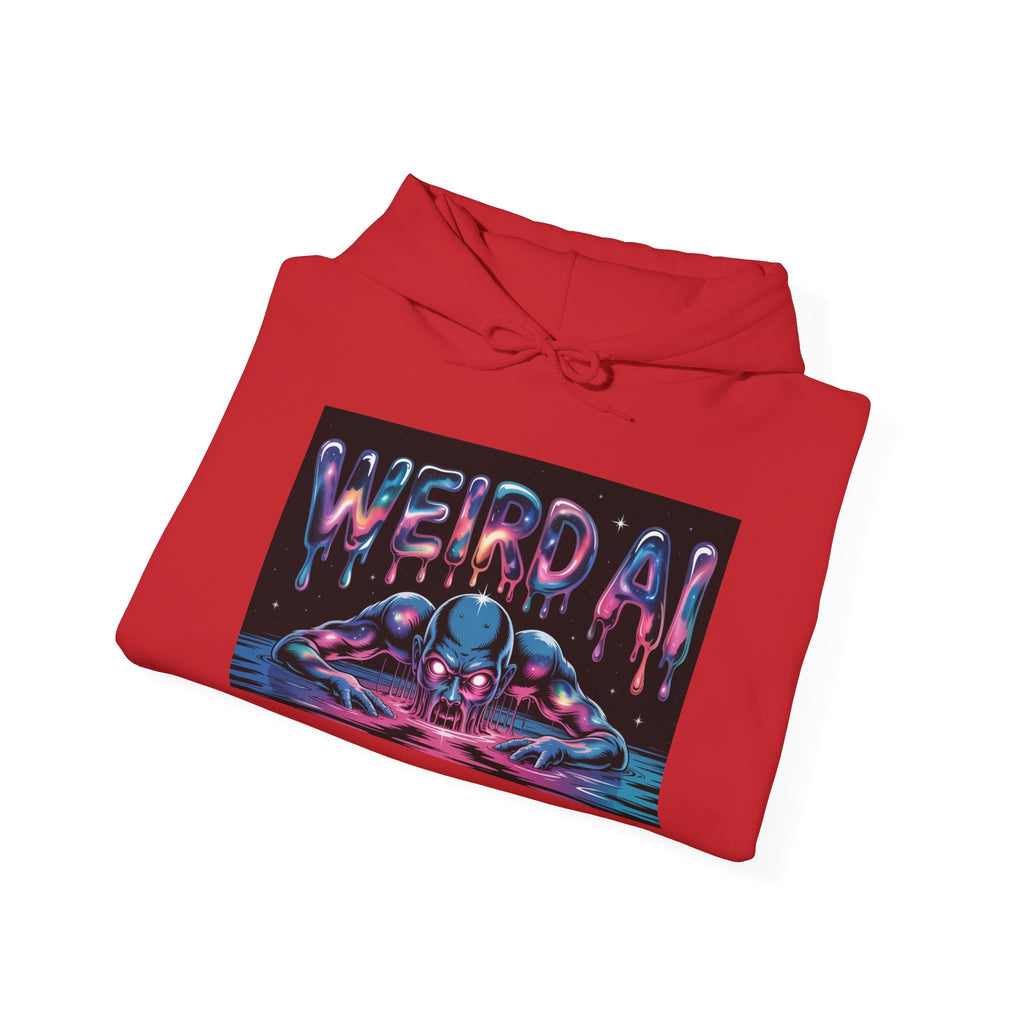 WEIRD AI  " Meltdown Matrix "  Unisex Heavy Blend™ Hoodie