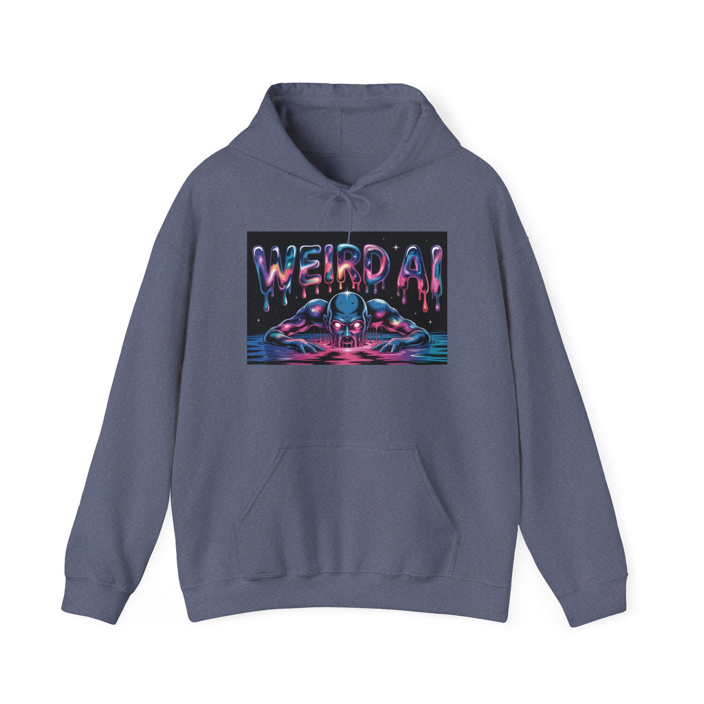 WEIRD AI  " Meltdown Matrix "  Unisex Heavy Blend™ Hoodie