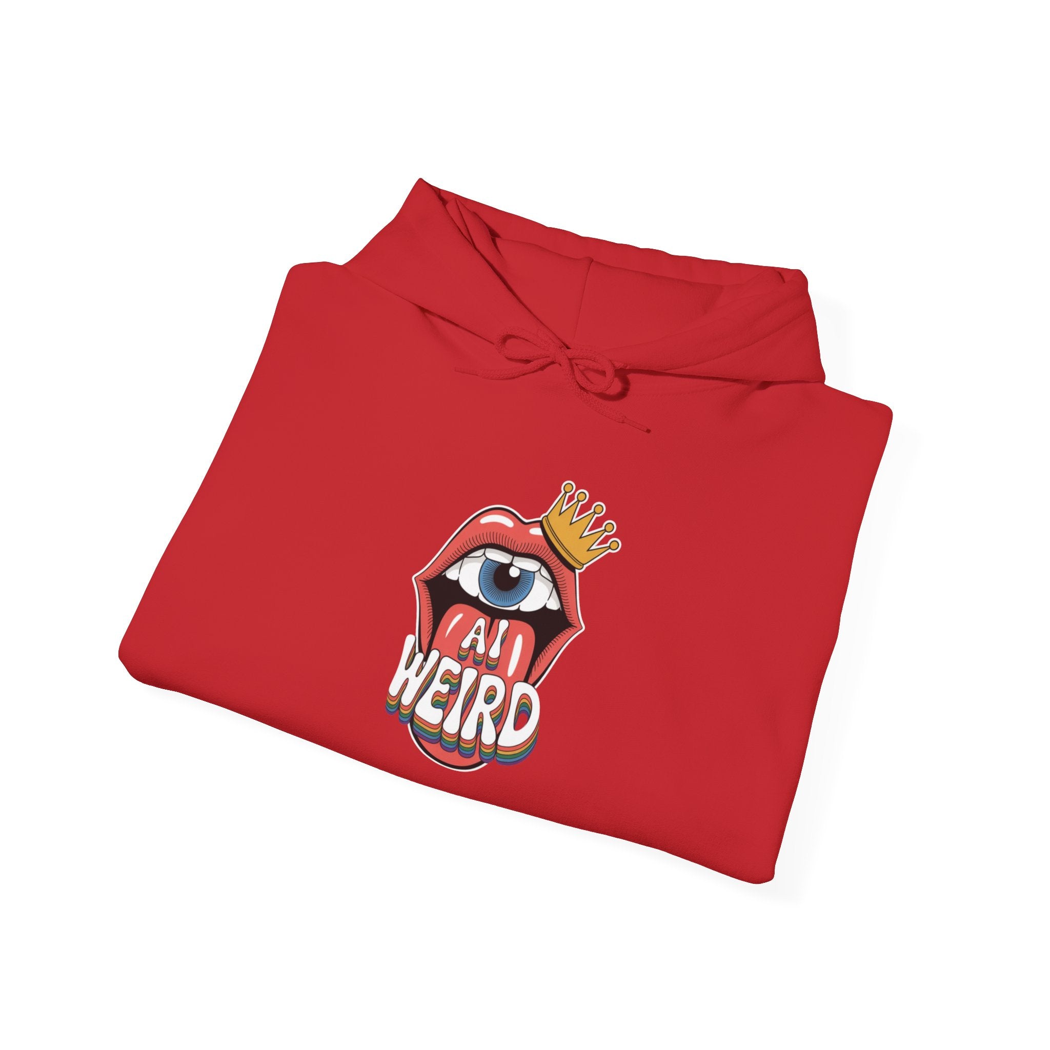 Ai Weird  "Royal Oddbyte" Unisex Heavy Blend™ Hooded Sweatshirt