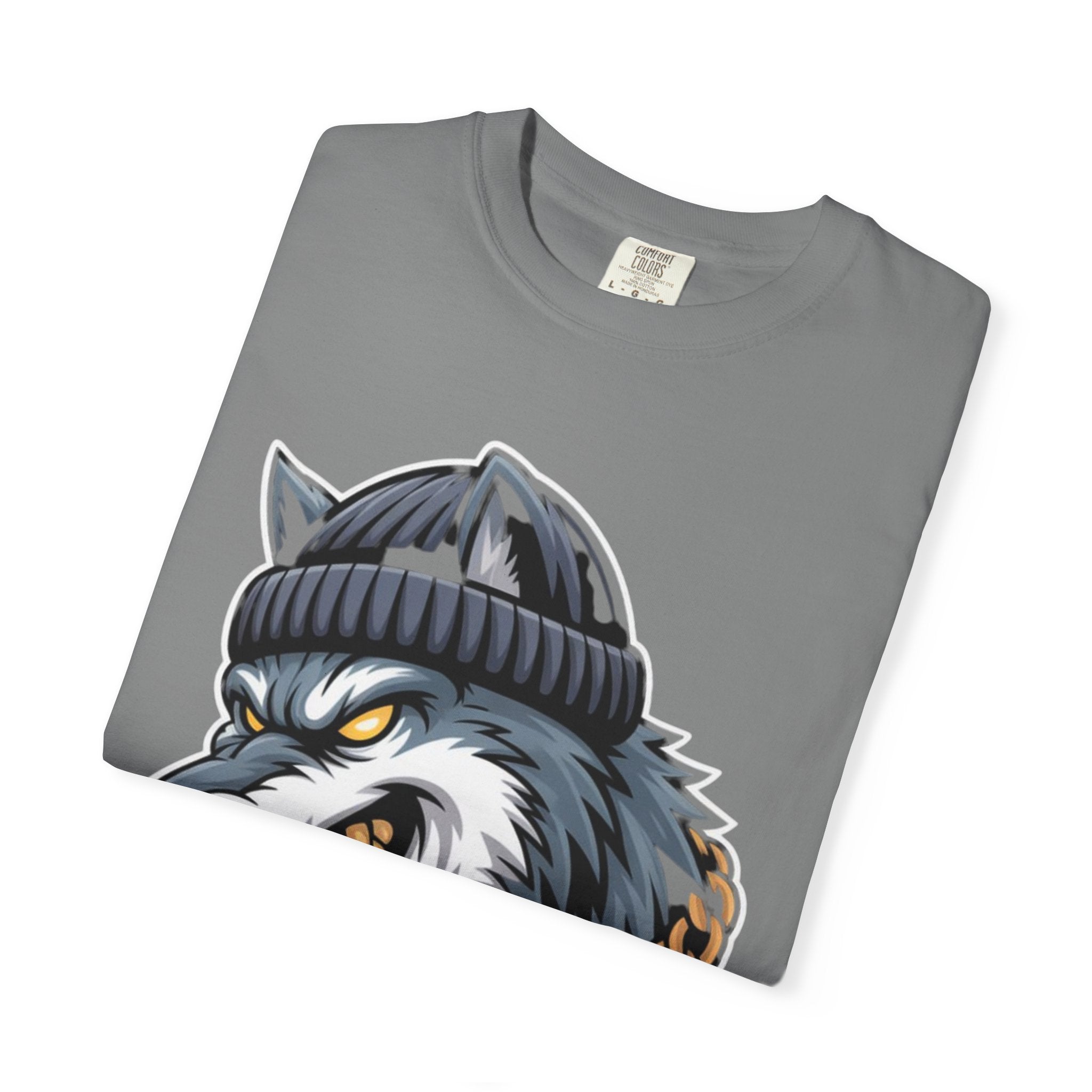 AI BEAST  "Wolf Byte Syndicate " Unisex Garment-Dyed T-shirt