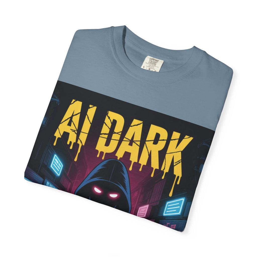 AI DARK  “Night Signal”  Unisex Garment-Dyed T-shirt