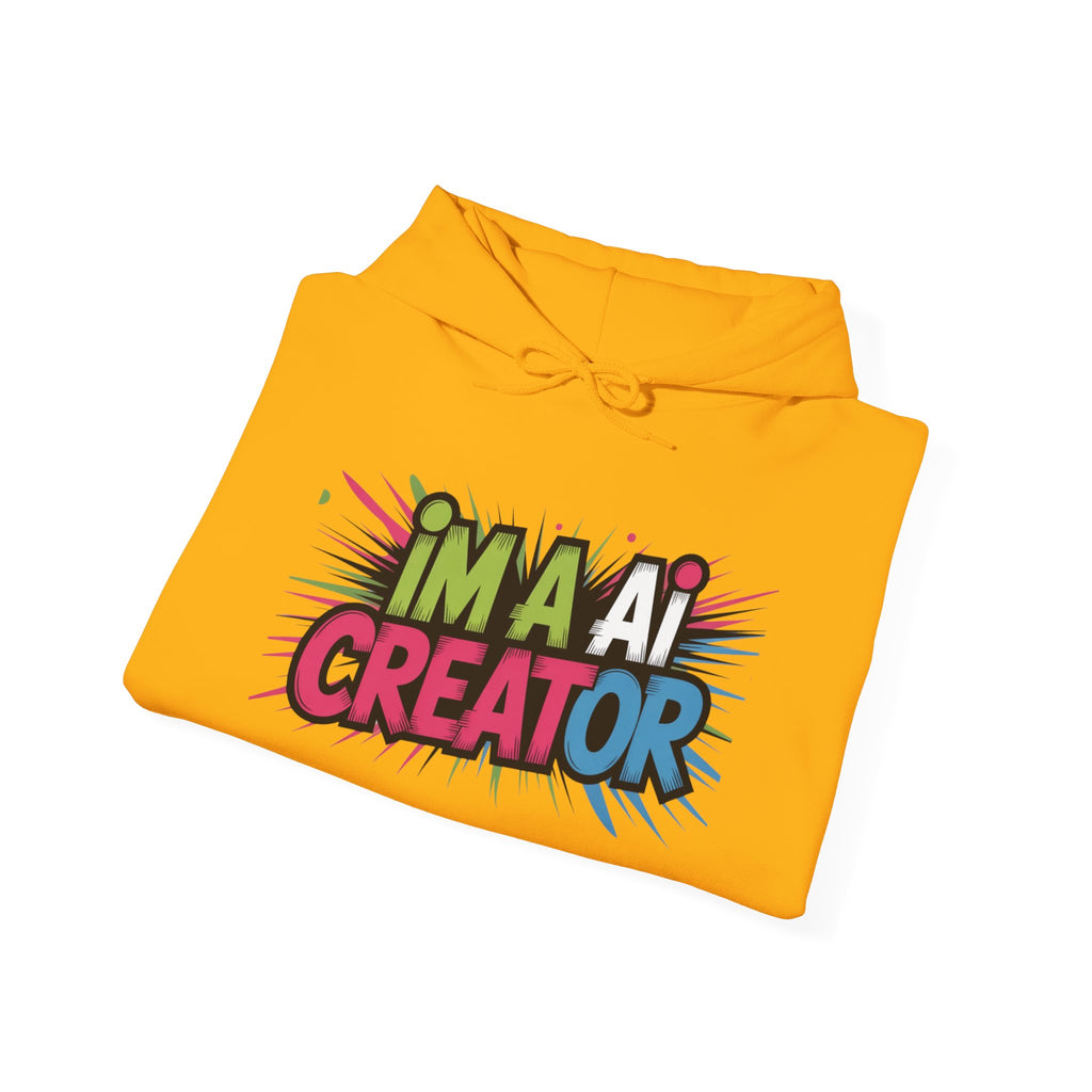 AI Creator  "Code Splash" Unisex Heavy Blend™ Hooded Sweatshirt