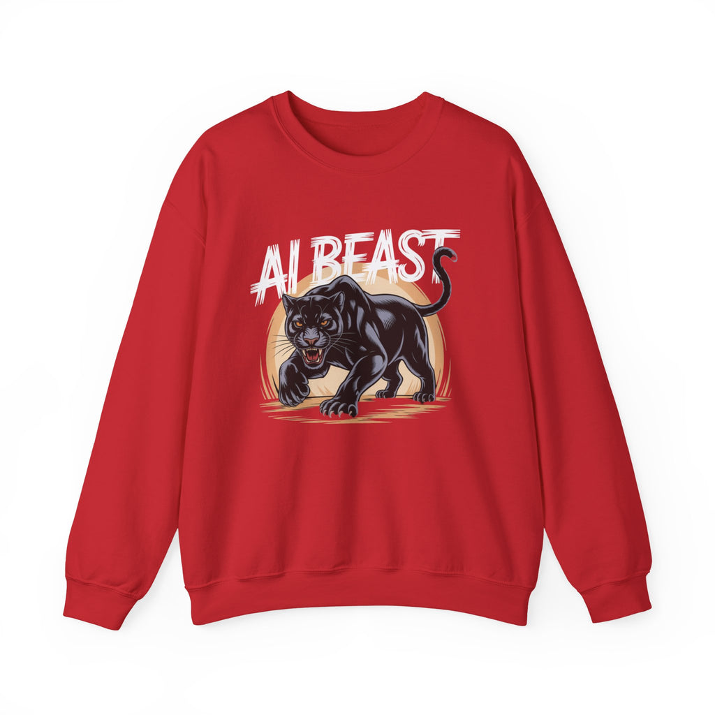 AI BEAST "Midnight Matrix" Unisex Heavy Blend™ Crewneck Sweatshirt