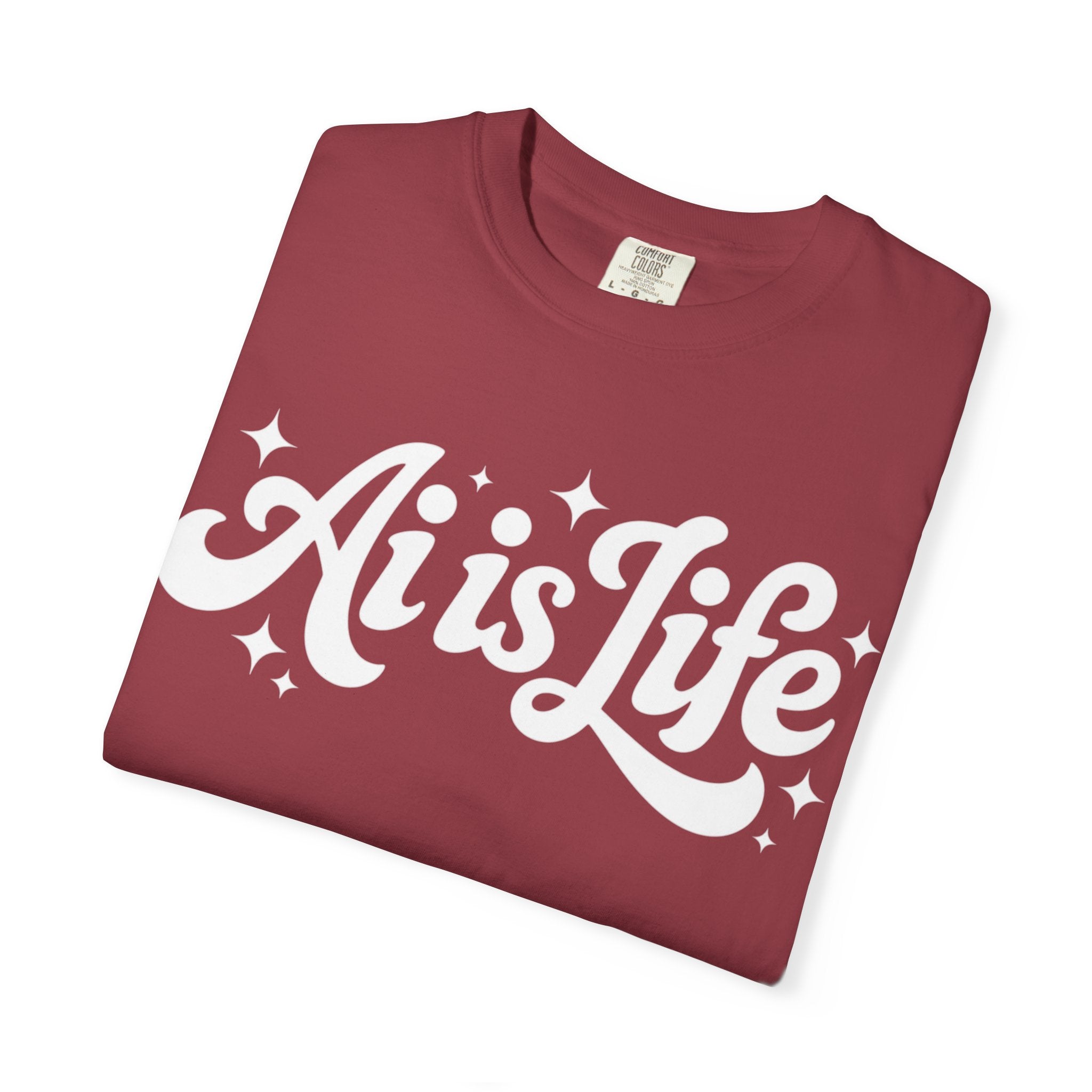 Ai is Life  "TechFlow Energy" Unisex Garment-Dyed T-shirt