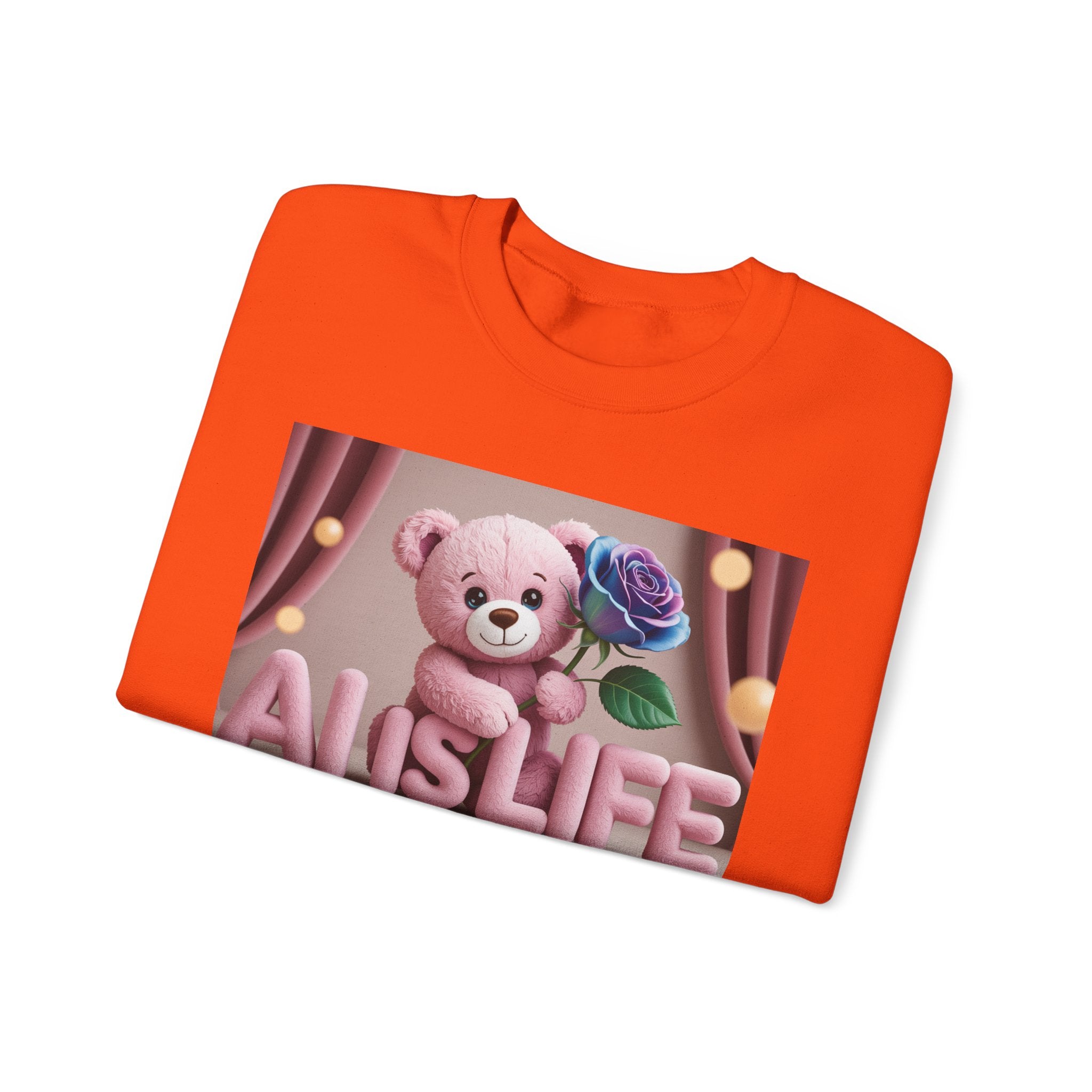 AI IS LIFE  "CUTE CIRCUIT" Unisex Heavy Blend™ Crewneck Sweatshirt