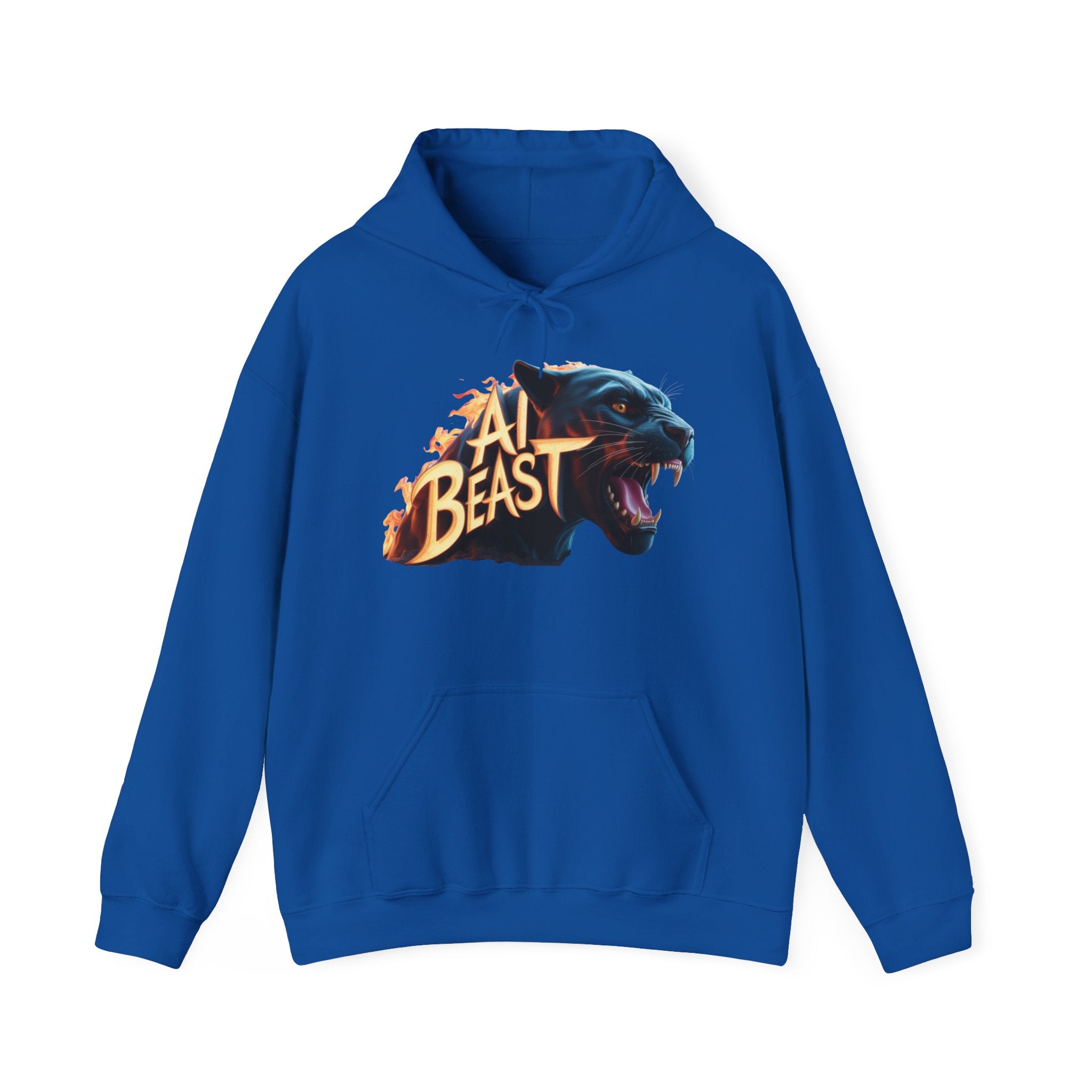 AI BEAST  "Wildfire Algorithm" Unisex Heavy Blend™ Hooded Sweatshirt