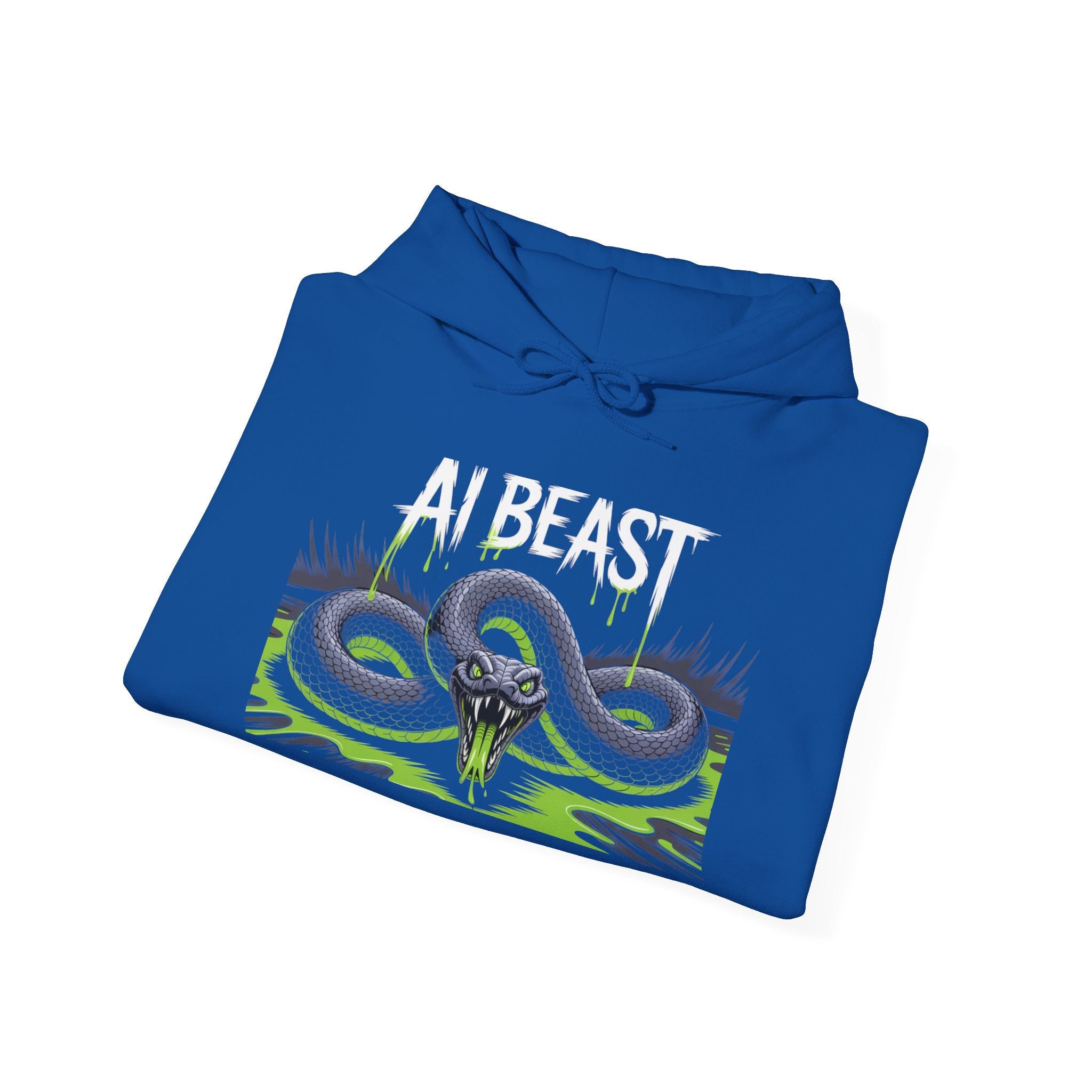 AI BEAST "Digital Venom" Unisex Heavy Blend™ Crewnwck Hoodie