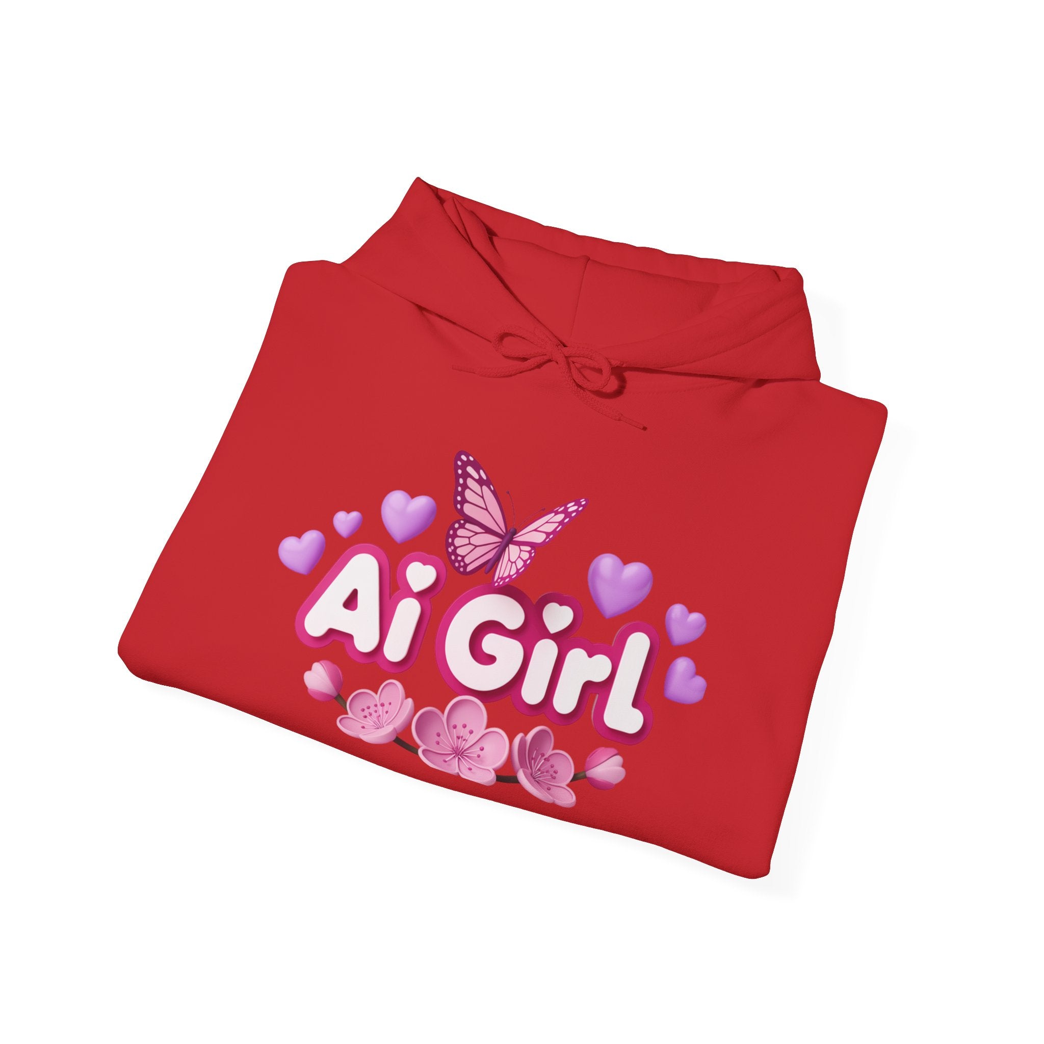 Ai Girl  "Cyber Cutie" Unisex Heavy Blend™ Hooded Sweatshirt