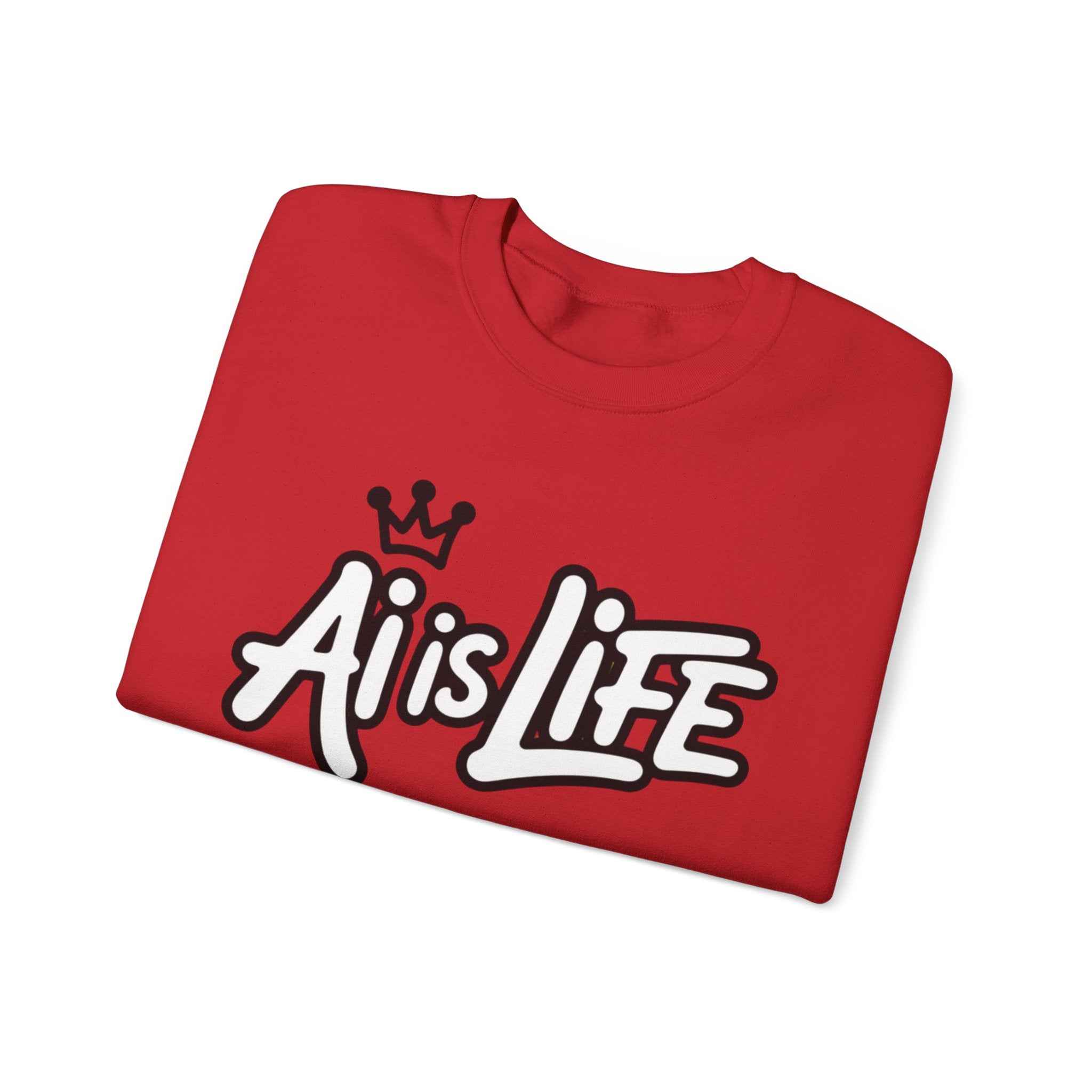 Ai is Life  "Crown Circuit" Unisex Heavy Blend™ Crewneck Sweatshirt