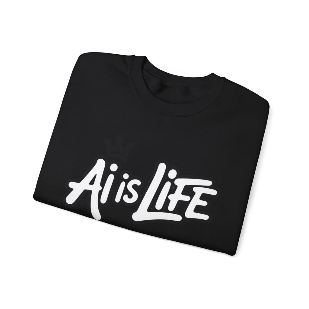 Ai is Life  "Crown Circuit" Unisex Heavy Blend™ Crewneck Sweatshirt