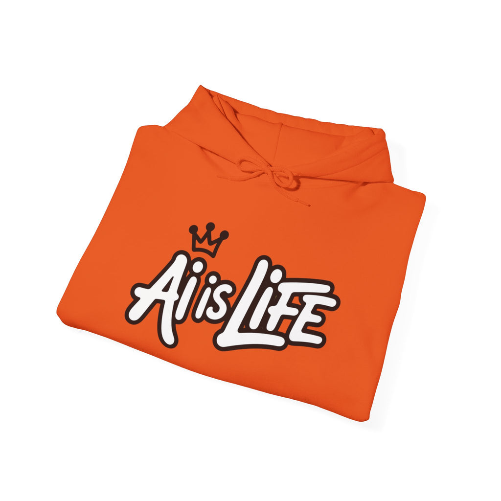 AI is LIFE “DIGITAL DYNASTY” Unisex Heavy Blend™ Hooded Sweatshirt
