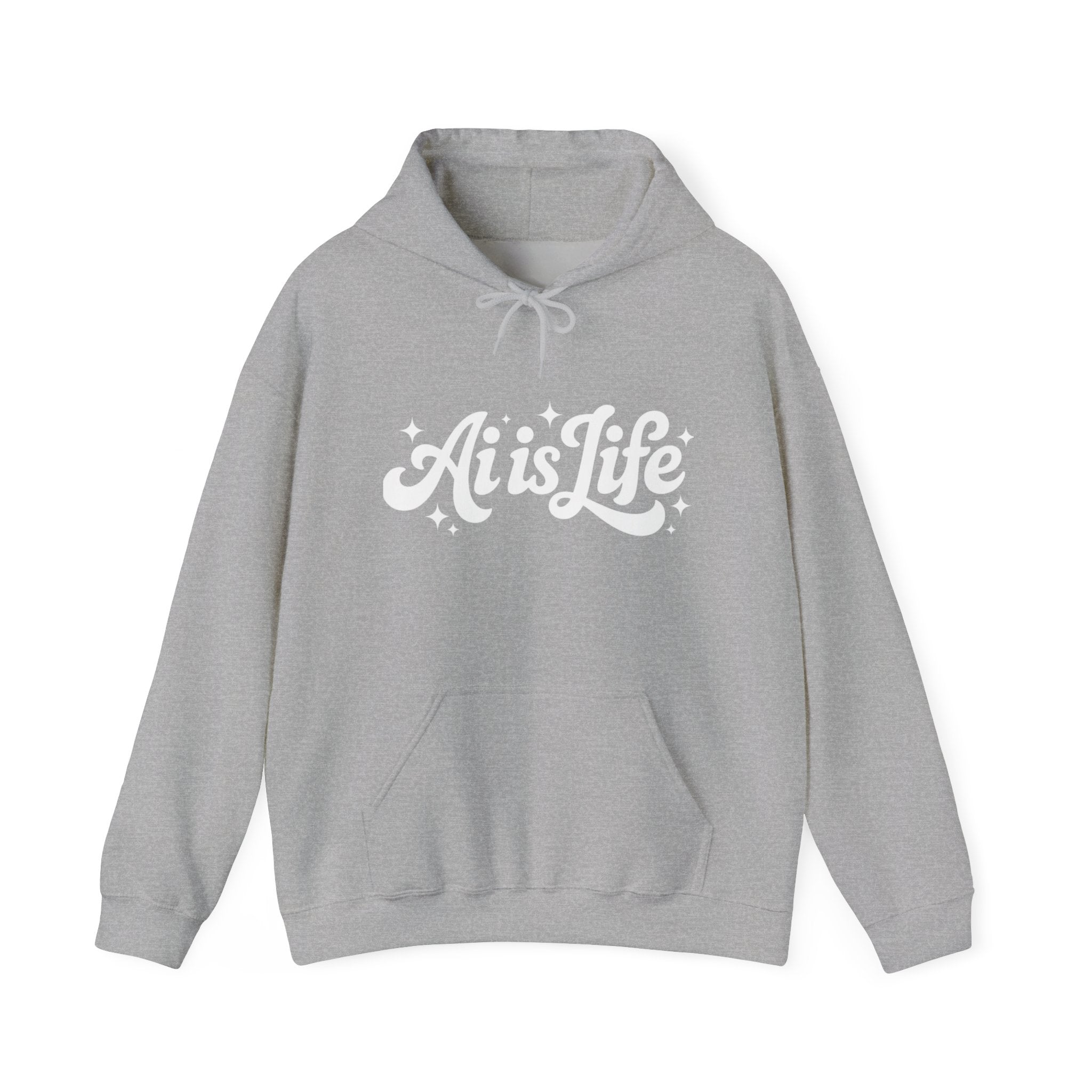 Ai is Life  "TechFlow Energy" Unisex Heavy Blend™ Hooded Sweatshirt