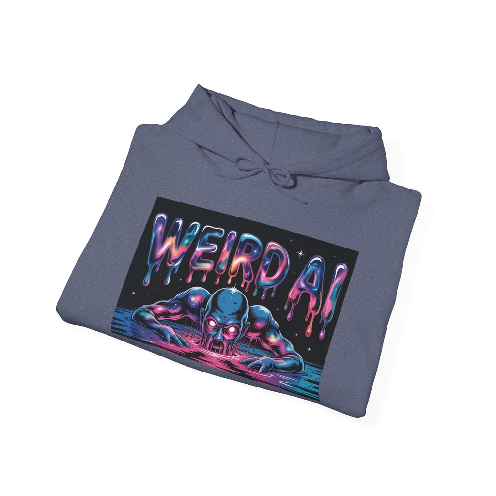 WEIRD AI  " Meltdown Matrix "  Unisex Heavy Blend™ Hoodie