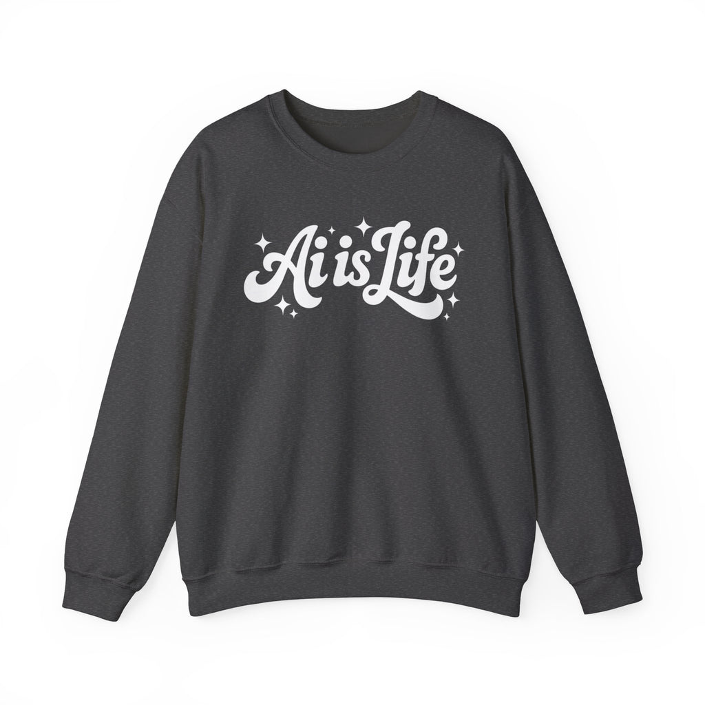 Ai is Life  "TechFlow Energy" Unisex Heavy Blend™ Crewneck Sweatshirt