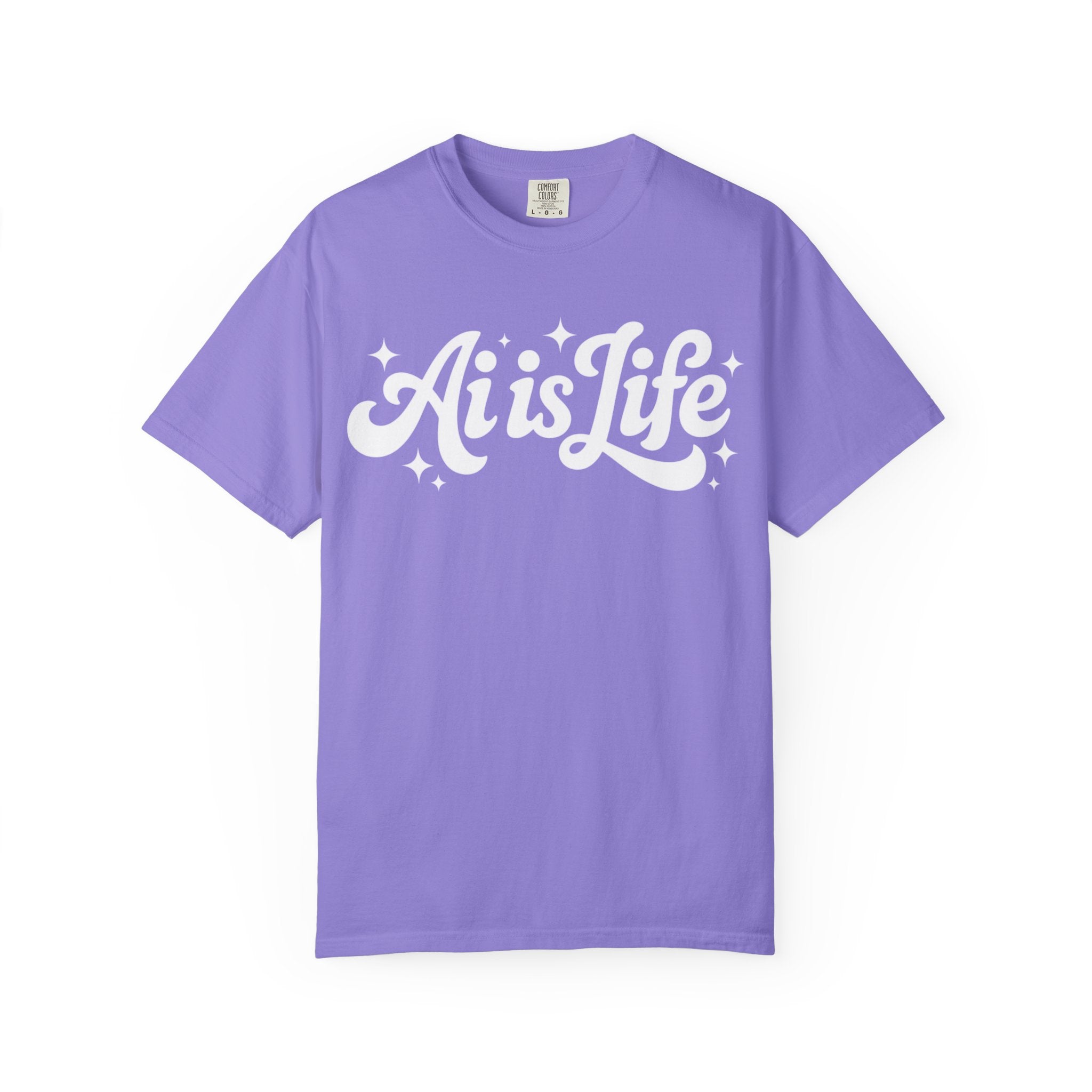 Ai is Life  "TechFlow Energy" Unisex Garment-Dyed T-shirt