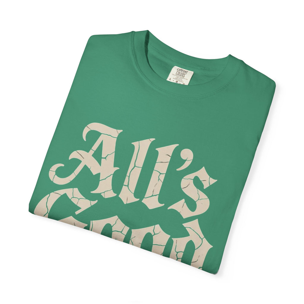 ALL’S GOOD WITH AI “Cracked Code Classic” Unisex Garment-Dyed T-shirt
