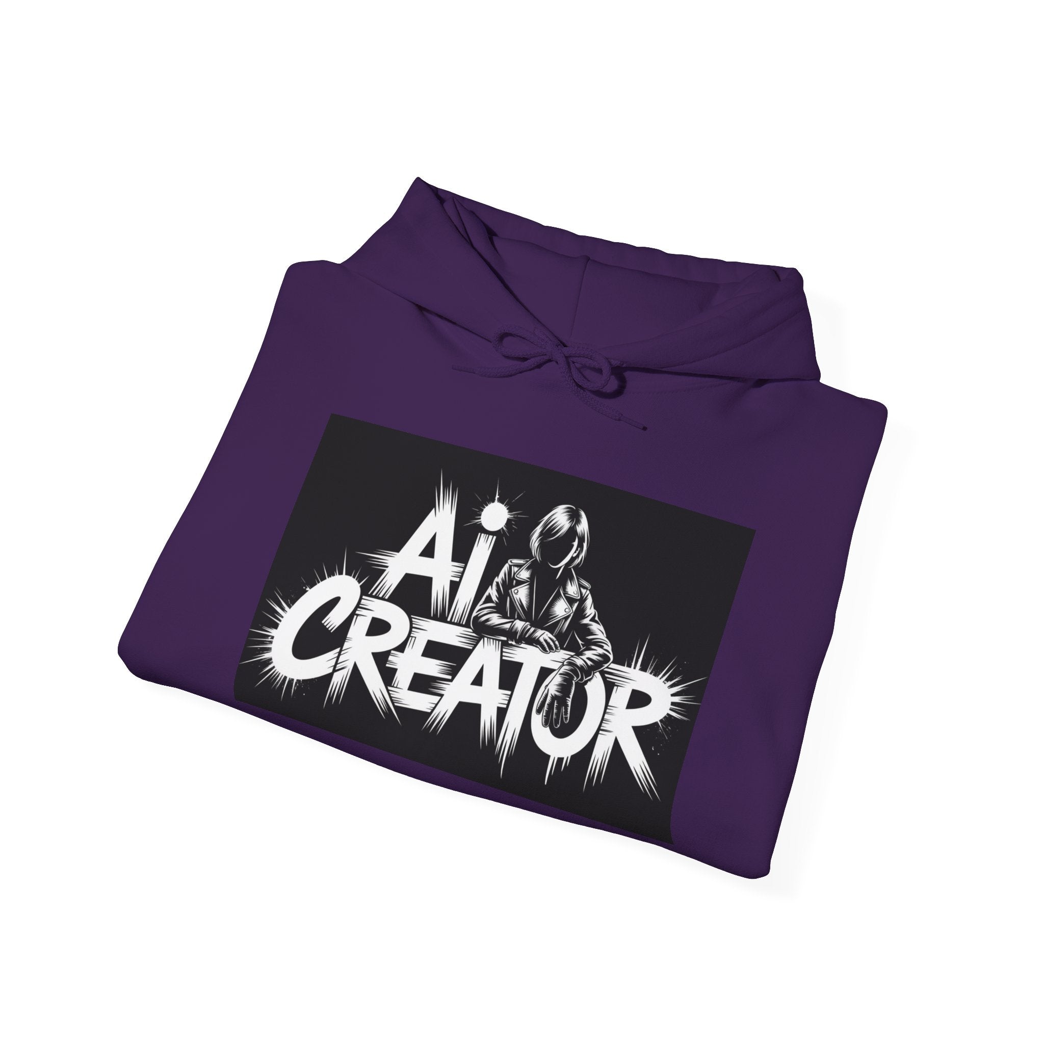 AI Creator  "Digital Rebel" Unisex Heavy Blend™ Hooded Sweatshirt