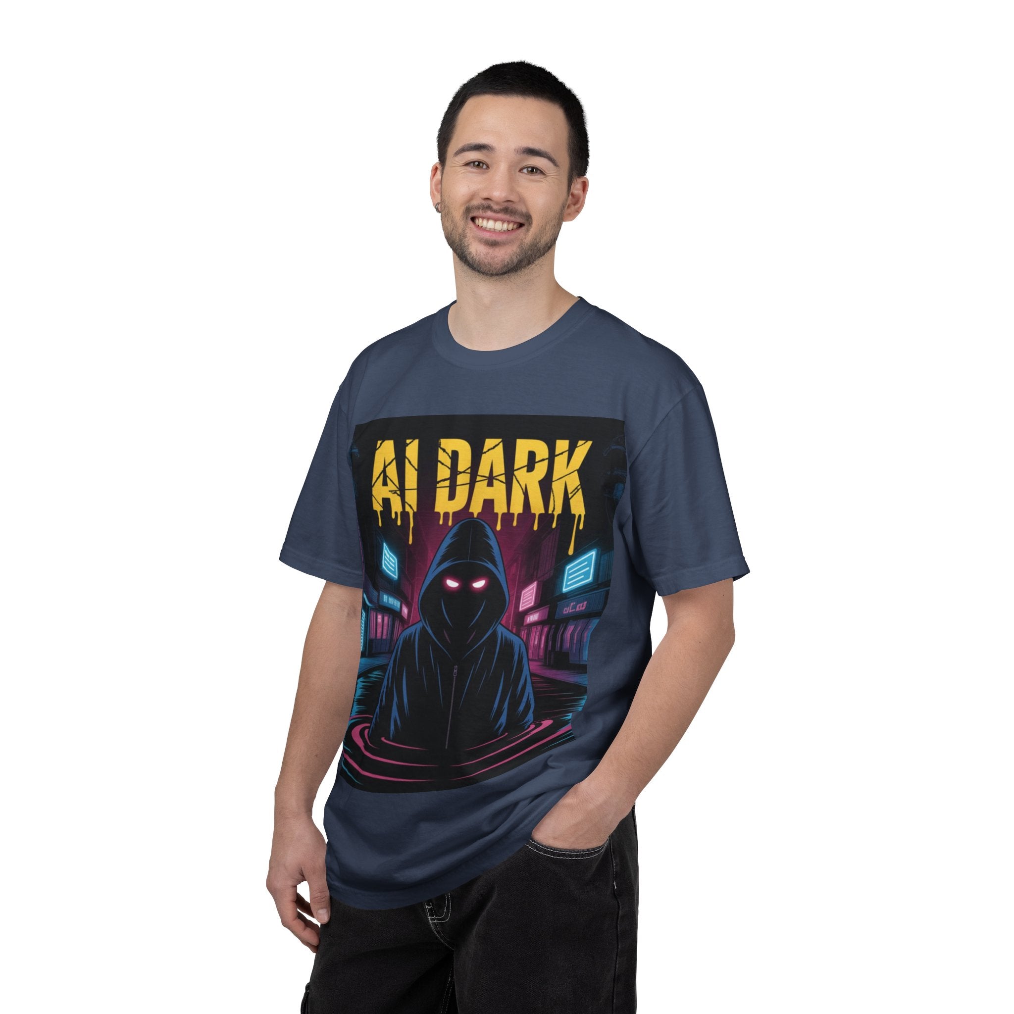AI DARK  “Night Signal”  Unisex Garment-Dyed T-shirt