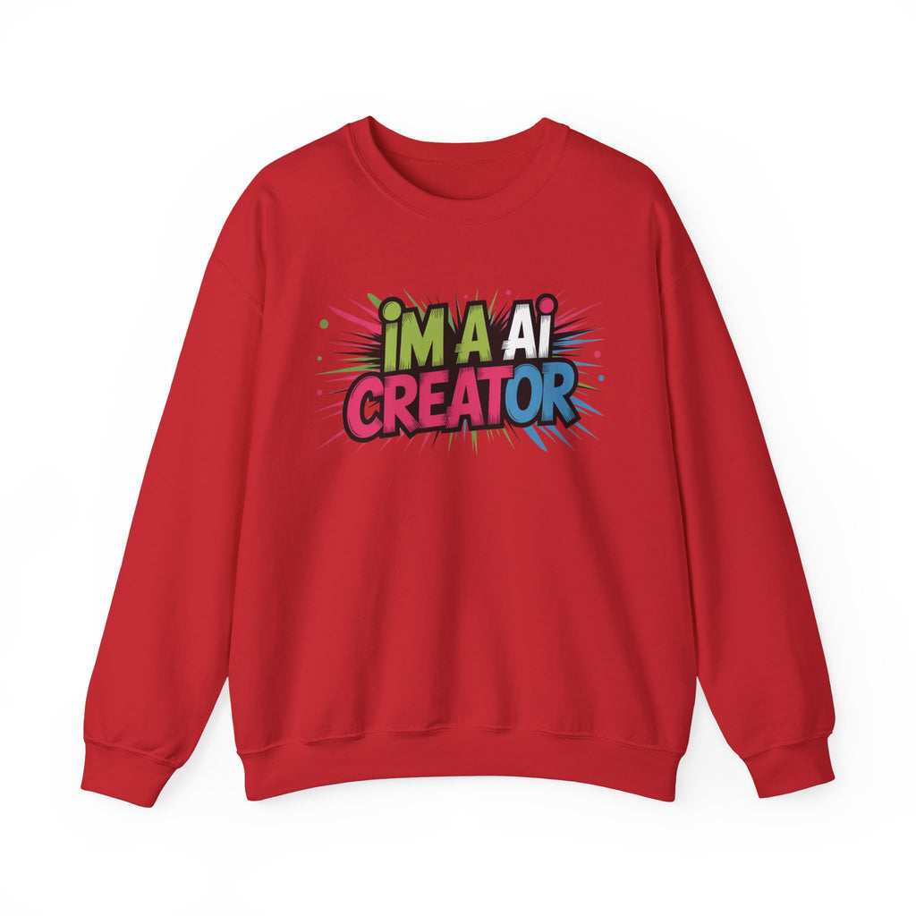 AI Creator  "Code Splash" Unisex Heavy Blend™ Crewneck Sweatshirt