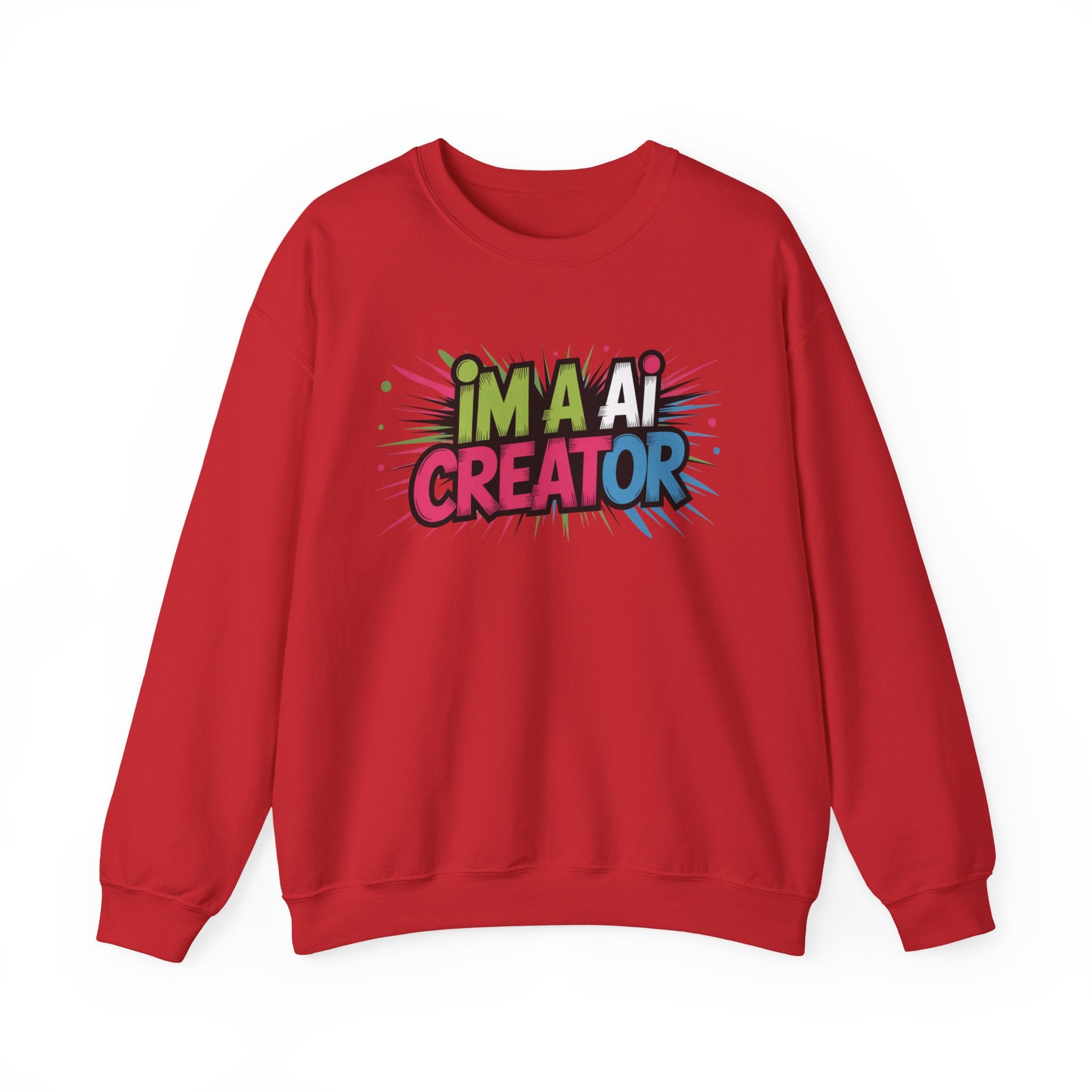 AI Creator  "Code Splash" Unisex Heavy Blend™ Crewneck Sweatshirt