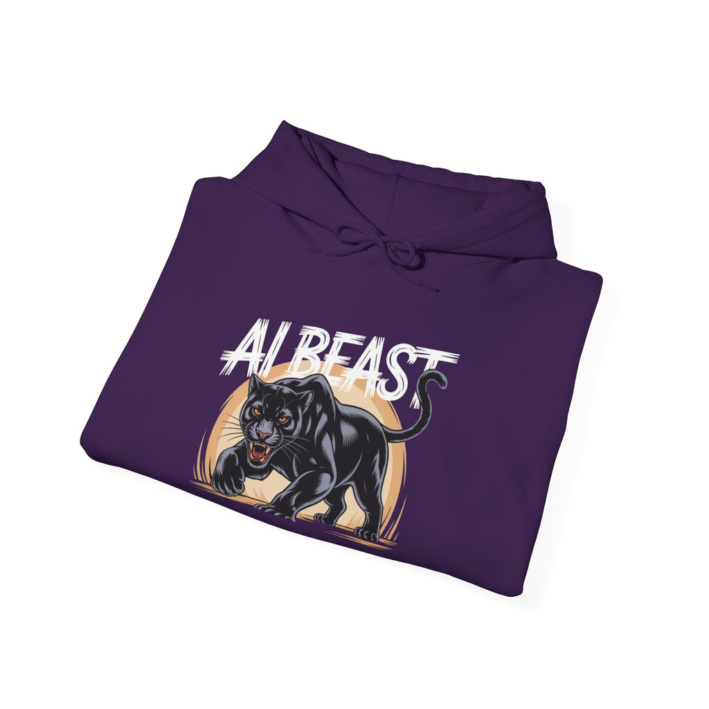 AI BEAST "Midnight Matrix" Unisex Heavy Blend™ Hooded Sweatshirt