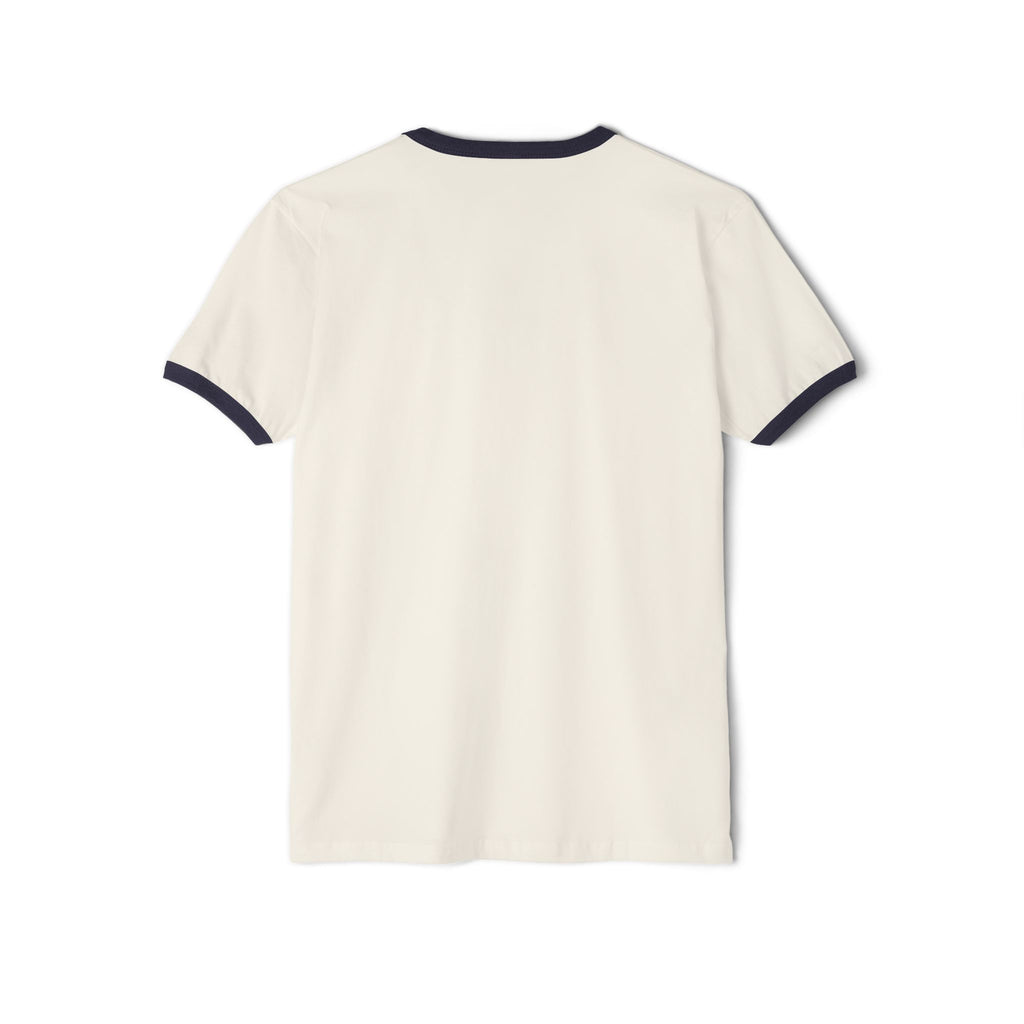 AI Creator  "Optic Loop" Unisex Cotton Ringer T-Shirt