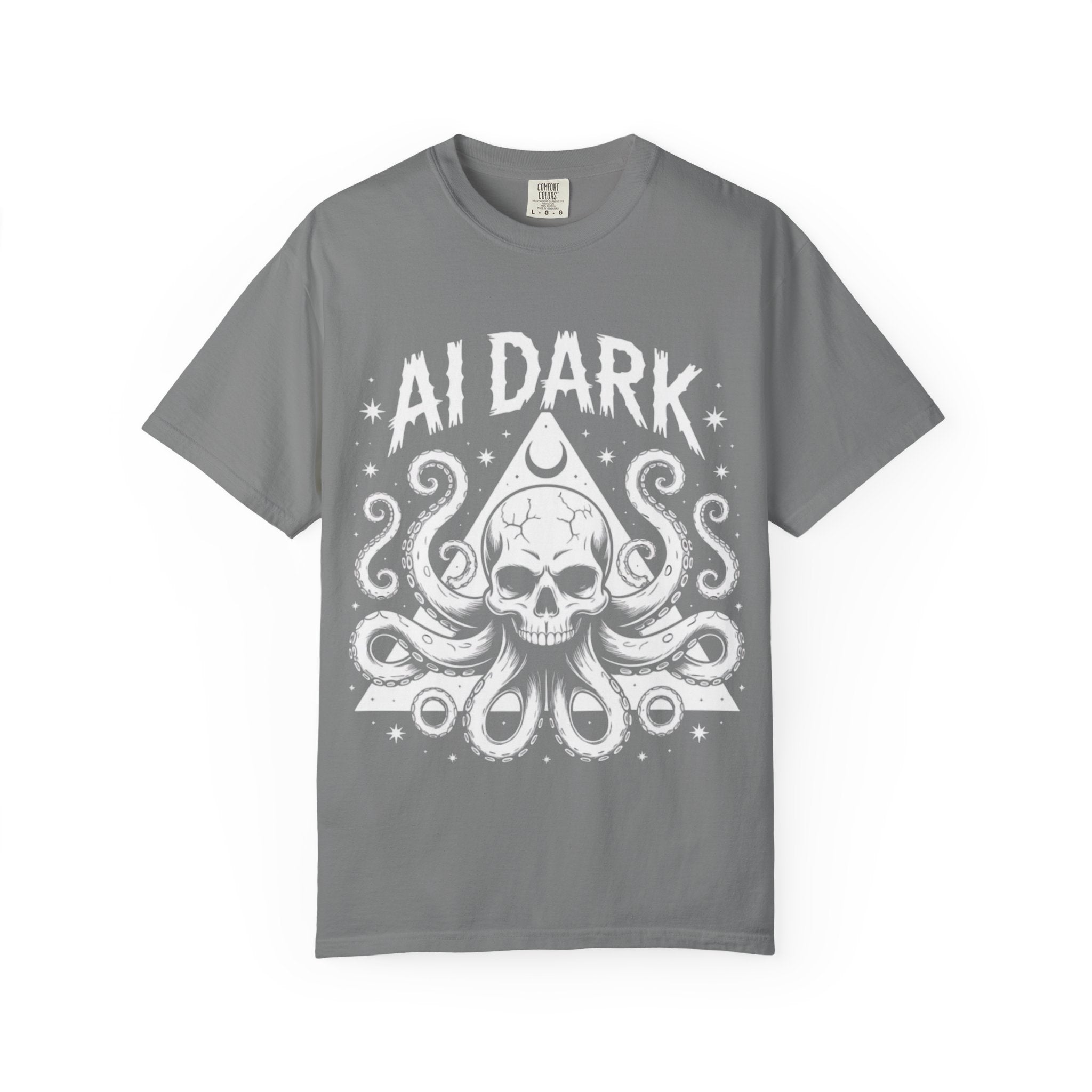 AI Dark  "Nightmare Network"  Unisex Garment-Dyed T-shirt