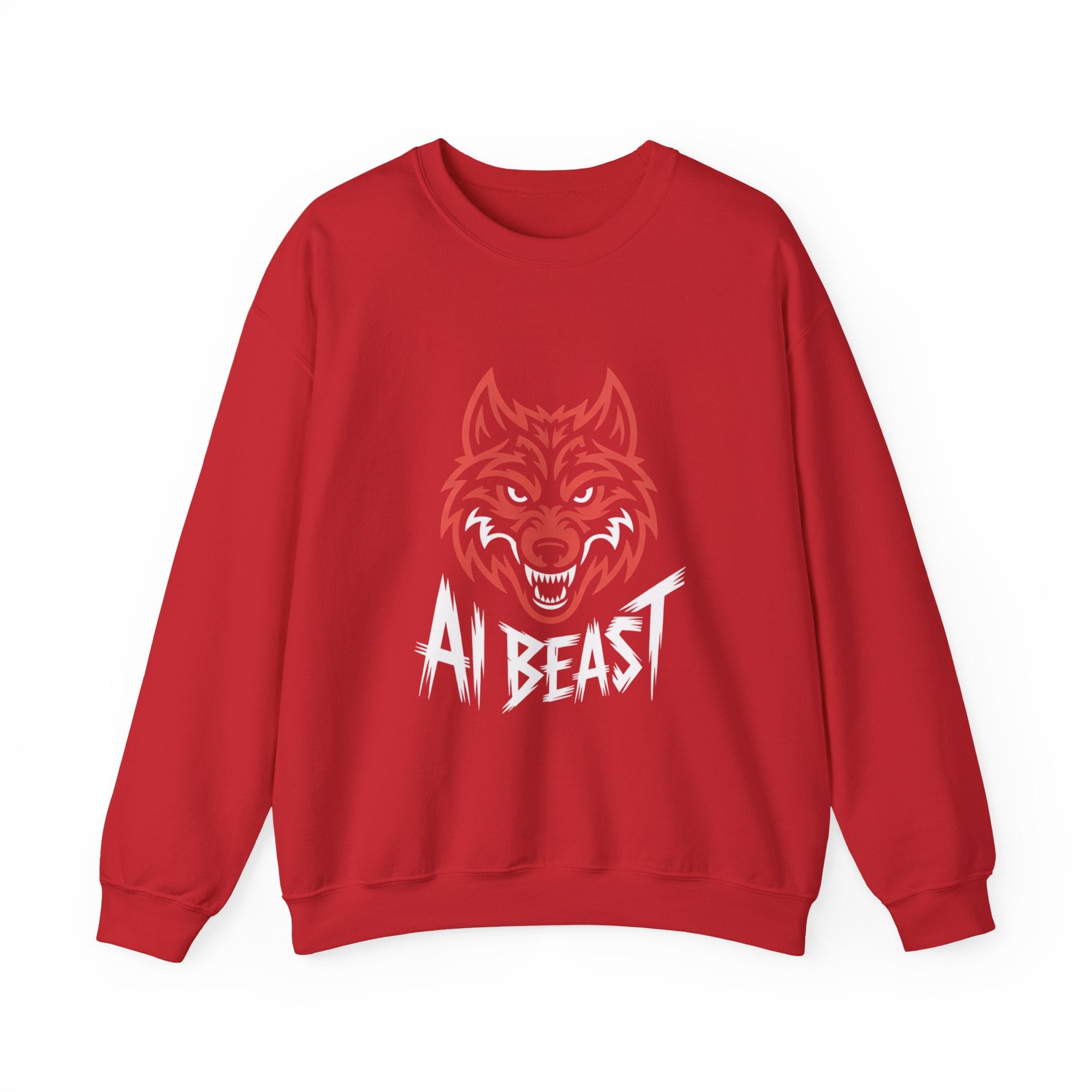 AI BEAST " Alpha Mode " Unisex Heavy Blend™ Crewneck Sweatshirt
