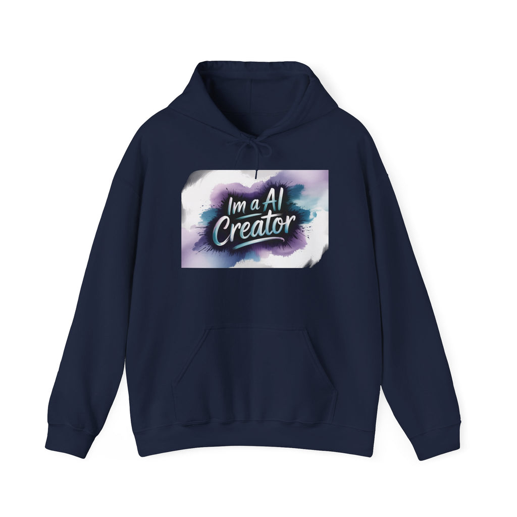 I’m a AI Creator “DIGITAL BRUSHSTROKE” Unisex Heavy Blend™ Hooded Sweatshirt