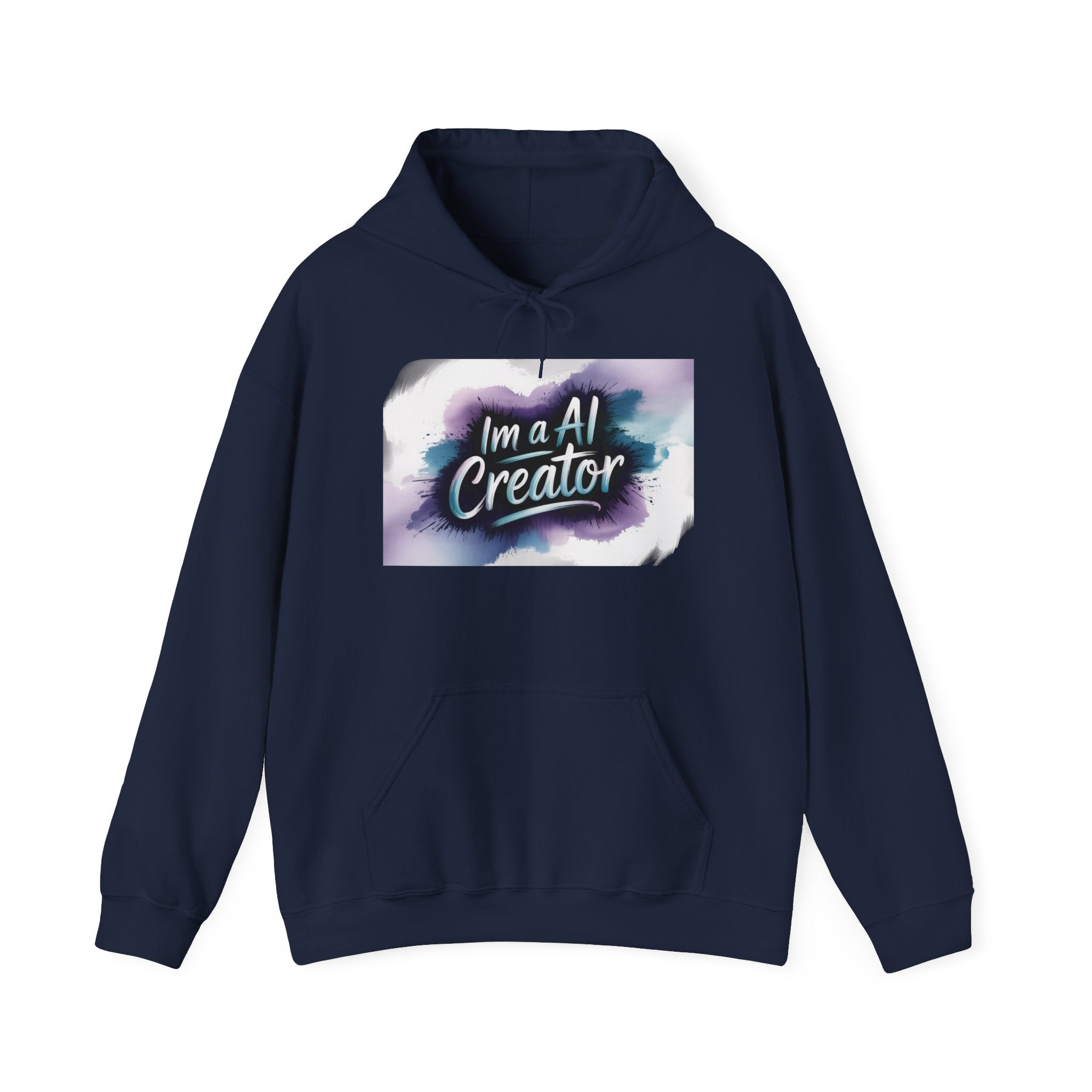 I’m a AI Creator “DIGITAL BRUSHSTROKE” Unisex Heavy Blend™ Hooded Sweatshirt