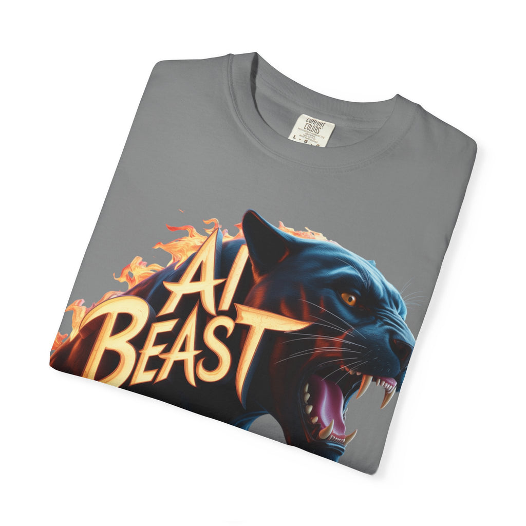AI BEAST  "Wildfire Algorithm"  Unisex Garment-Dyed T-shirt