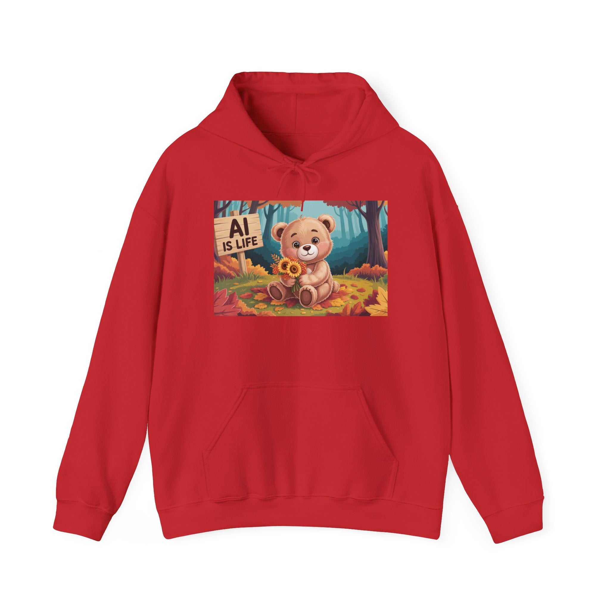 AI IS LIFE  " Cuddle Code "  Unisex Heavy Blend™ Hooded Sweatshirt