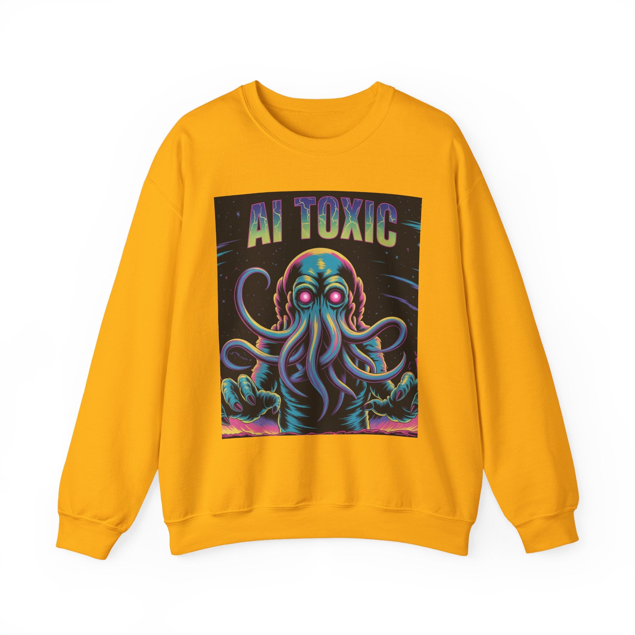 AI TOXIC  "Data Overlord" Unisex Heavy Blend™ Crewneck Sweatshirt