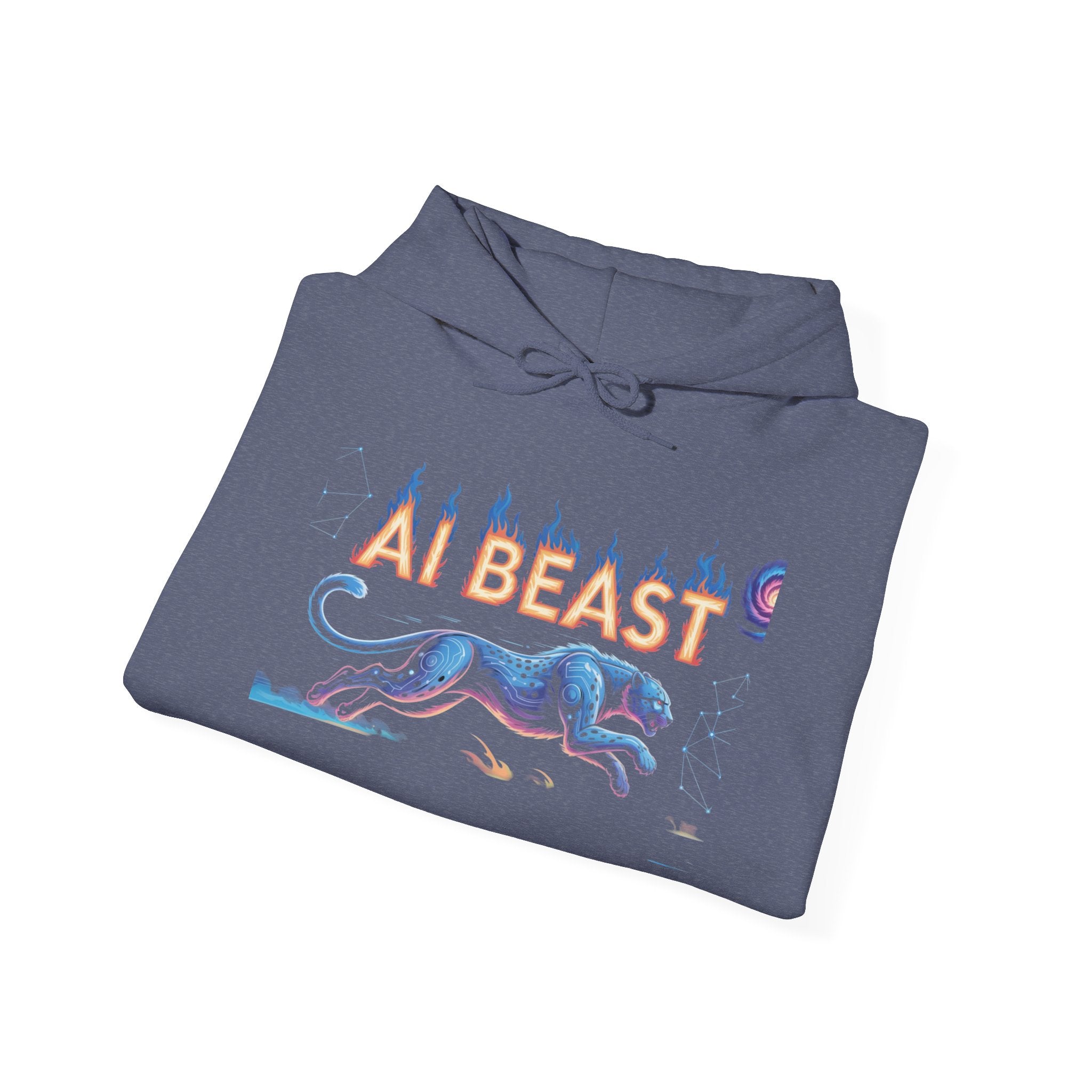 AI BEAST “Digital Predator” Unisex Heavy Blend™ Hooded Sweatshirt