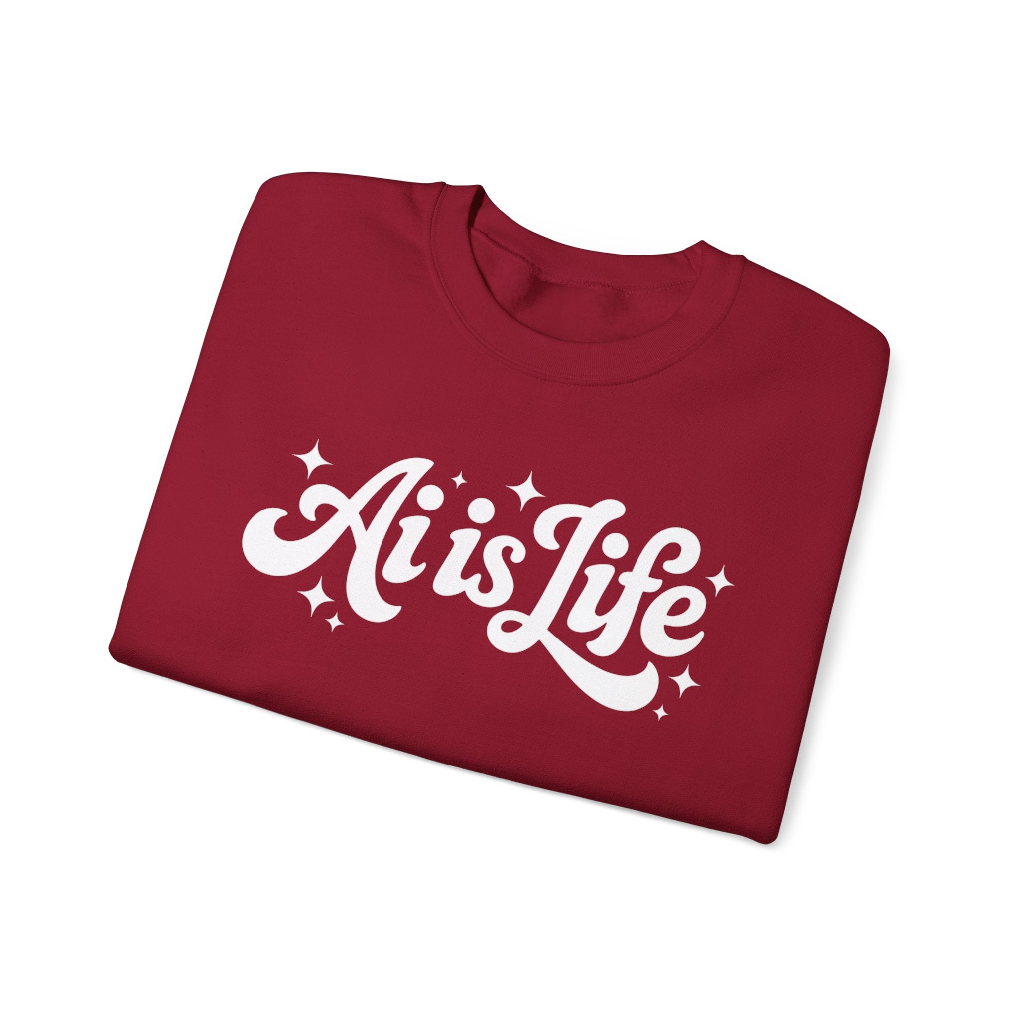 Ai is Life  "TechFlow Energy" Unisex Heavy Blend™ Crewneck Sweatshirt