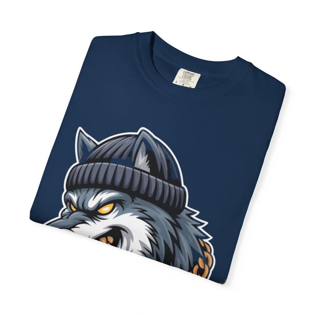 AI BEAST  "Wolf Byte Syndicate " Unisex Garment-Dyed T-shirt