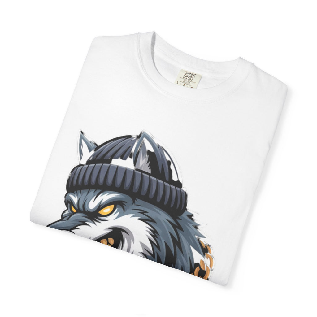 AI BEAST  "Wolf Byte Syndicate " Unisex Garment-Dyed T-shirt
