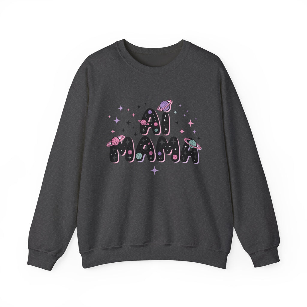 AI Mama "Digital Daydreamer" Unisex Heavy Blend™ Crewneck Sweatshirt