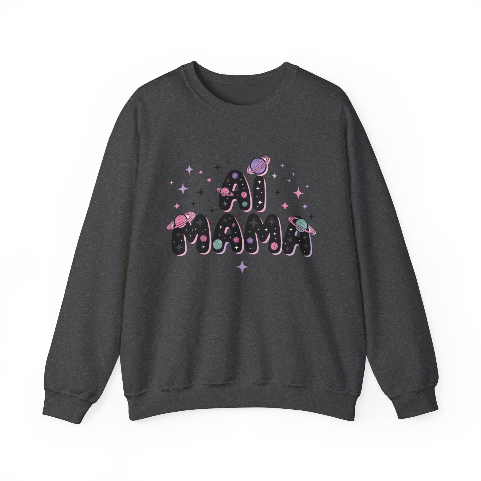 AI Mama "Digital Daydreamer" Unisex Heavy Blend™ Crewneck Sweatshirt