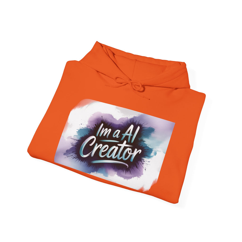 I’m a AI Creator “DIGITAL BRUSHSTROKE” Unisex Heavy Blend™ Hooded Sweatshirt