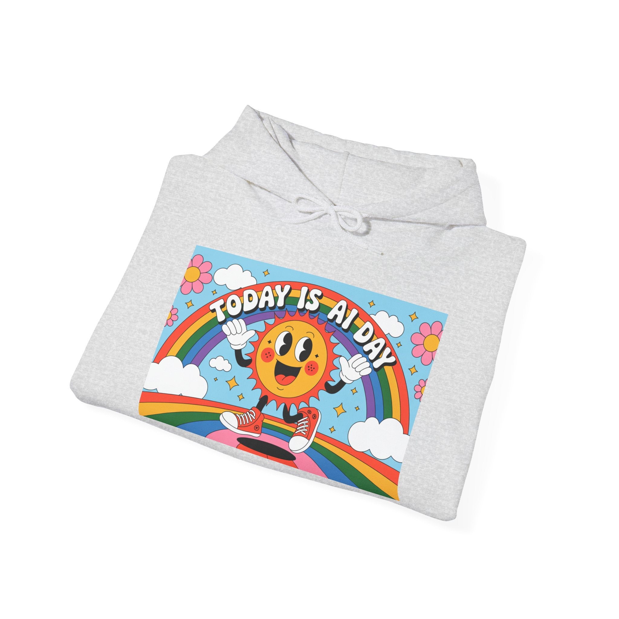 Today Is AI Day  "Sunshine Circuit" Unisex Sweatshirt, Fun Casual Wear